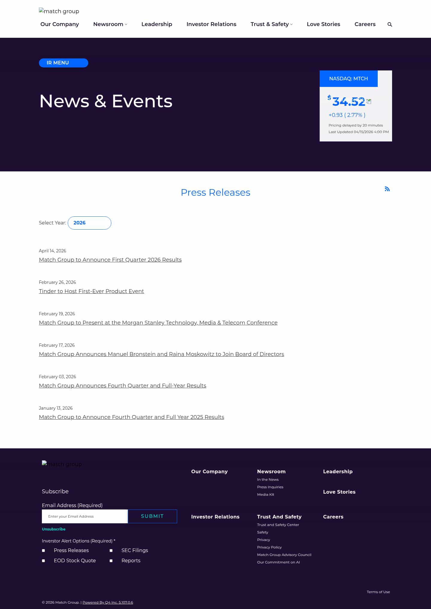 Latest website image capture