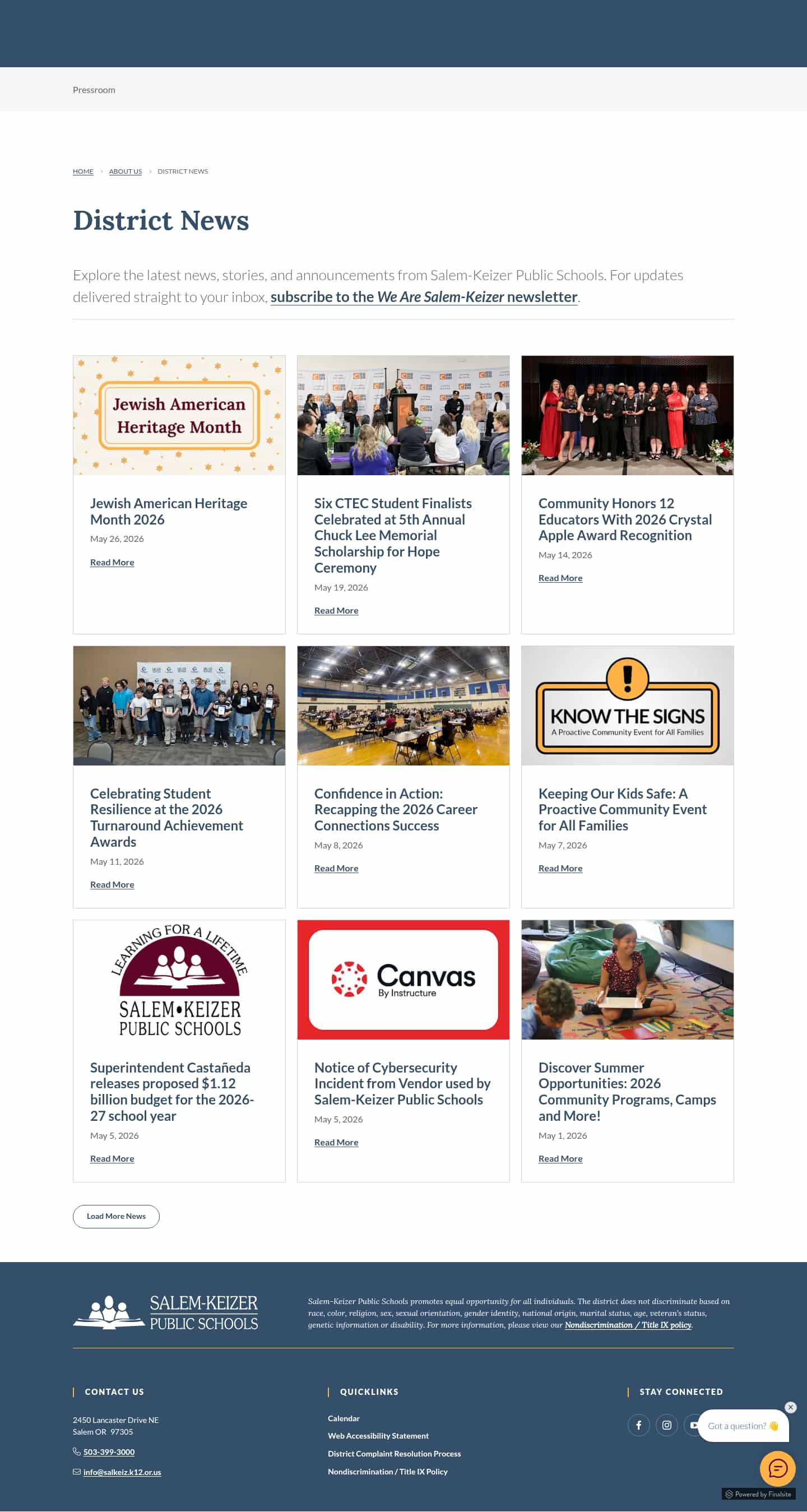 Latest website image capture
