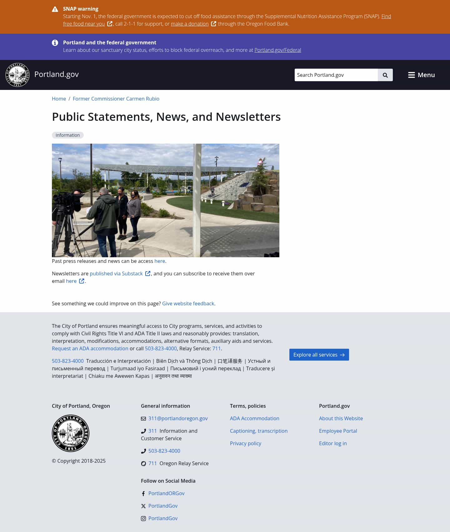 Latest website image capture