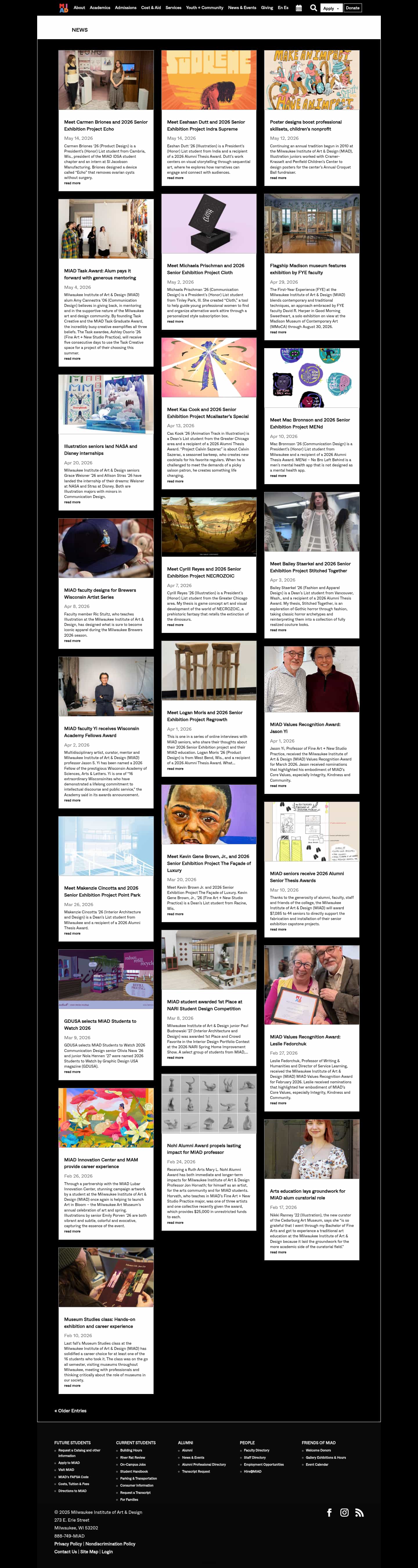 Latest website image capture