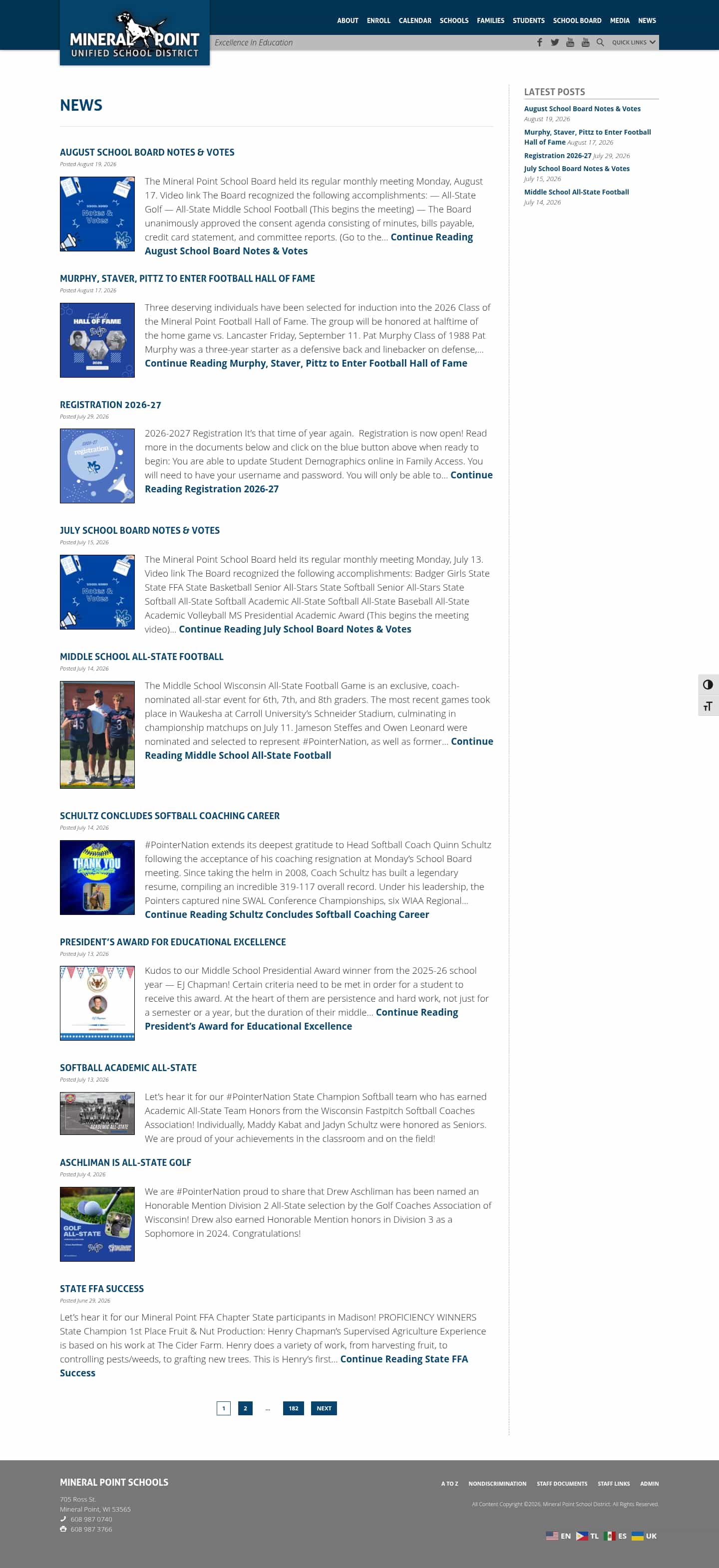 Latest website image capture