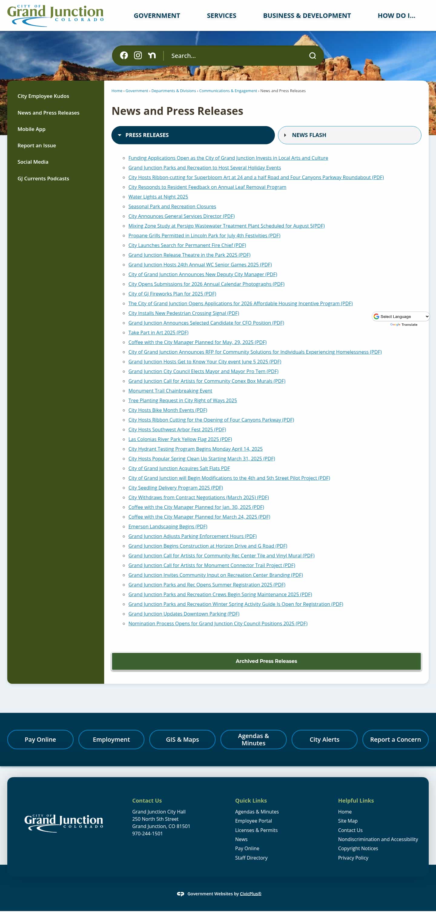 Latest website image capture