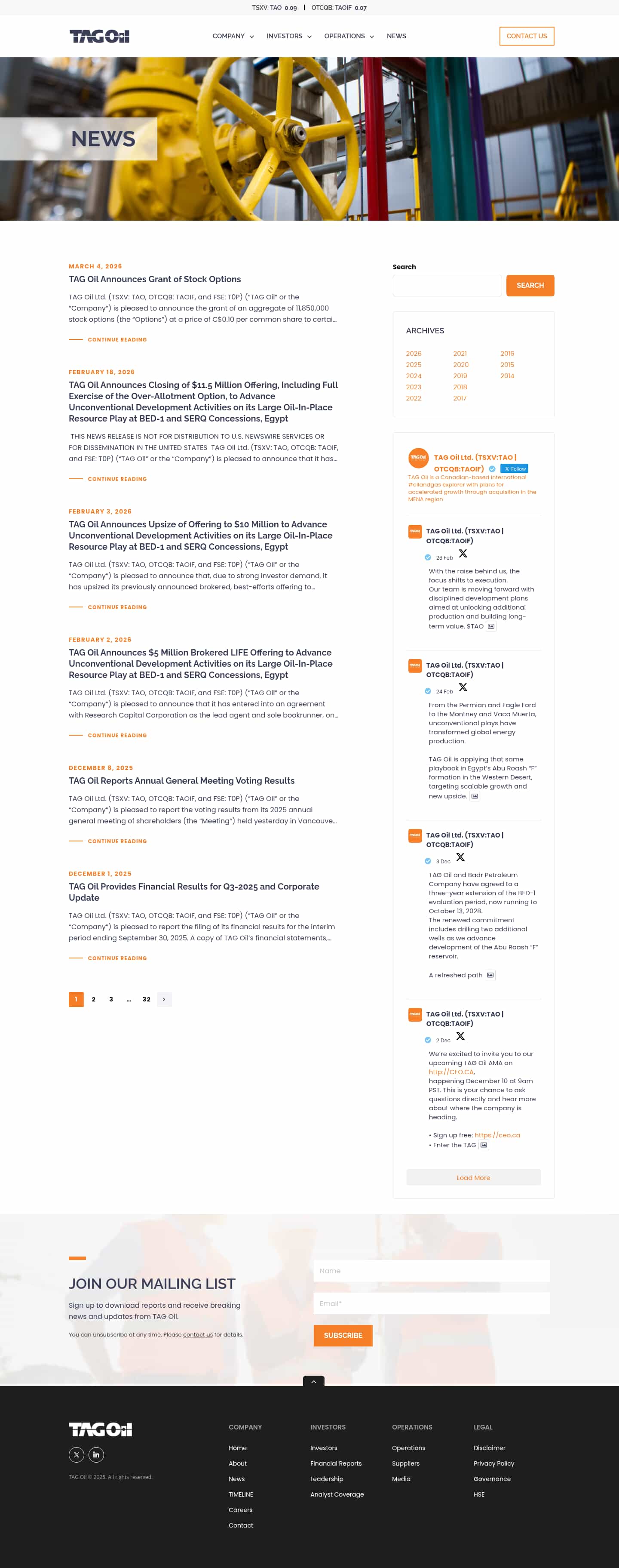 Latest website image capture