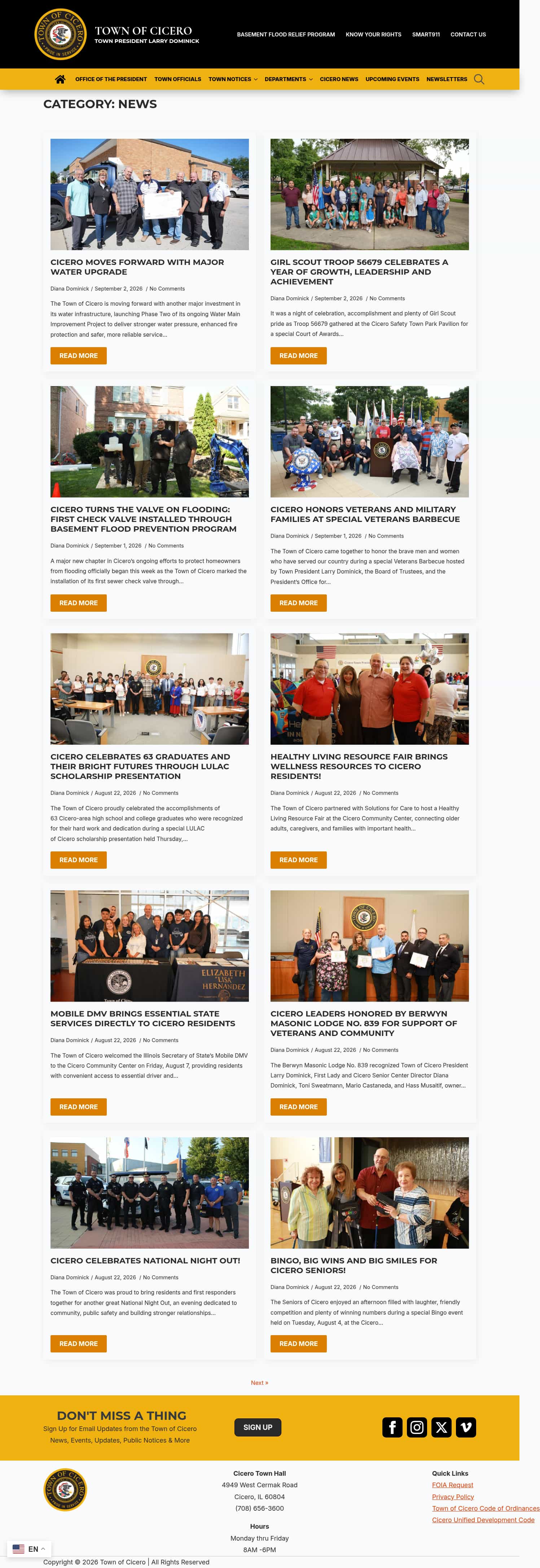 Latest website image capture