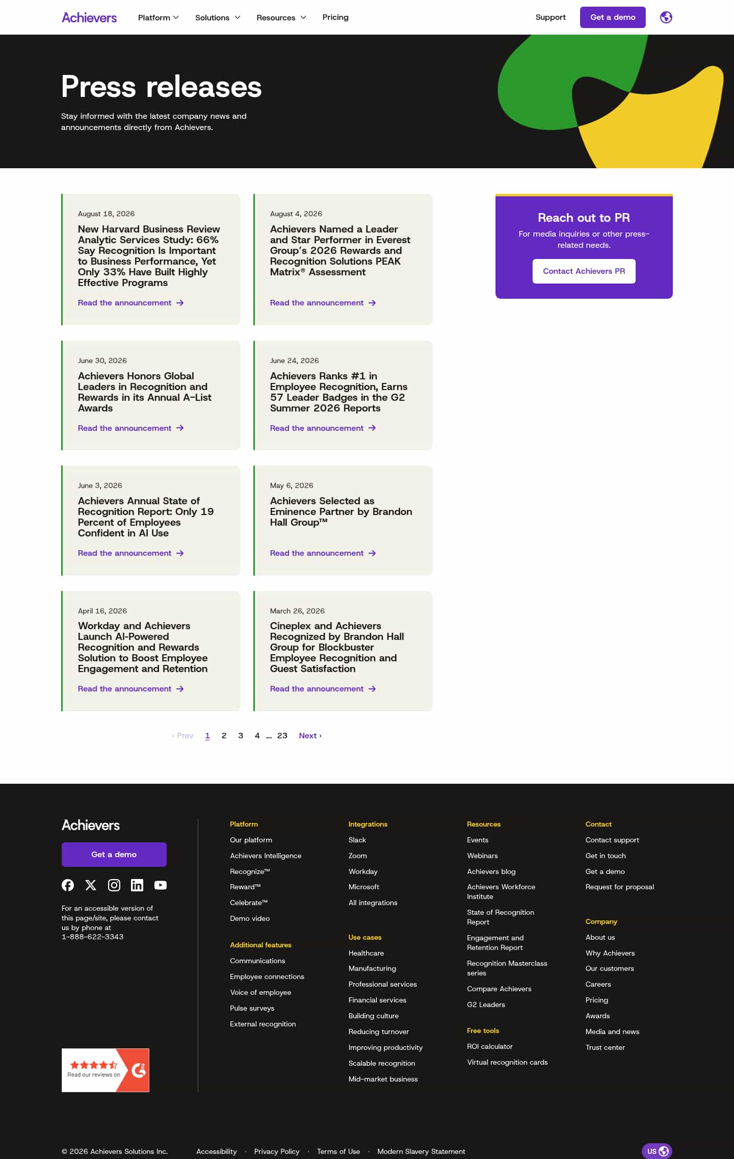 Latest website image capture