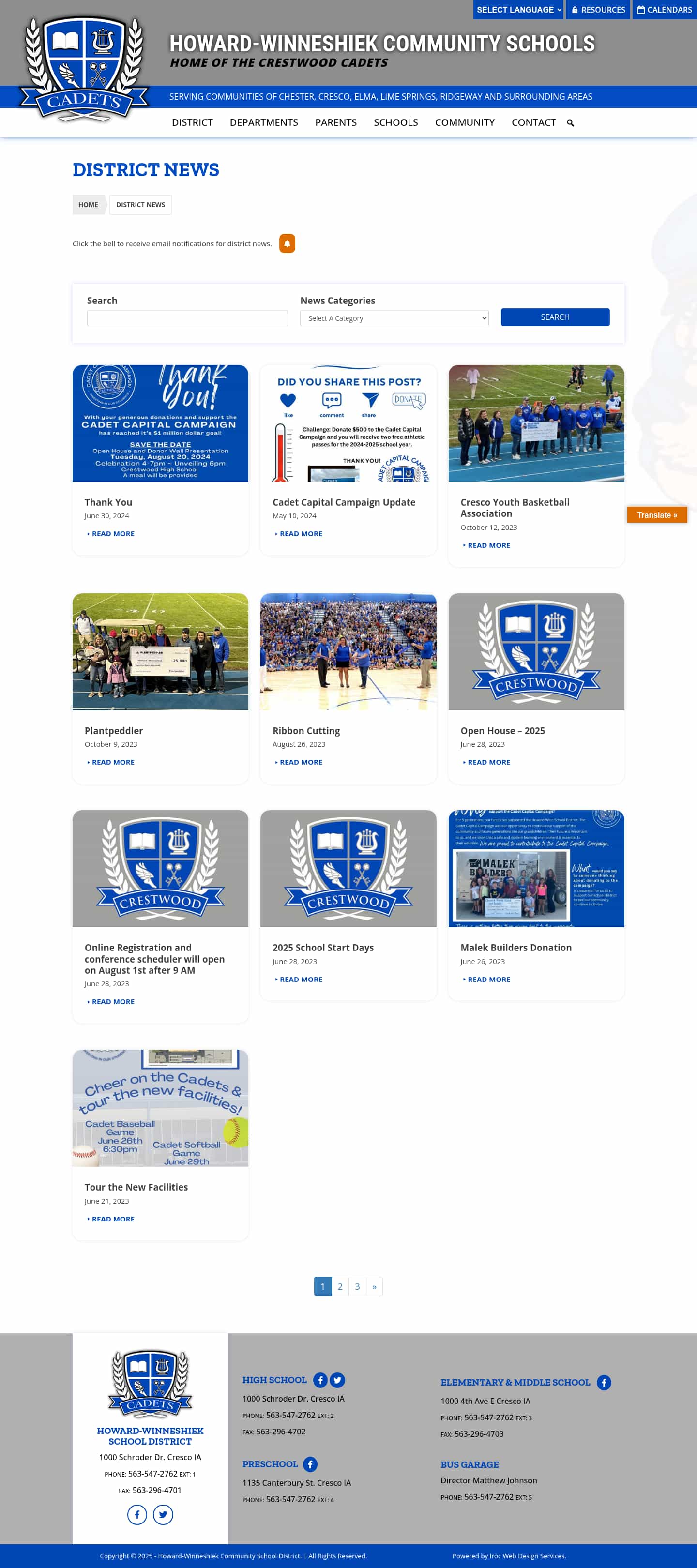 Latest website image capture