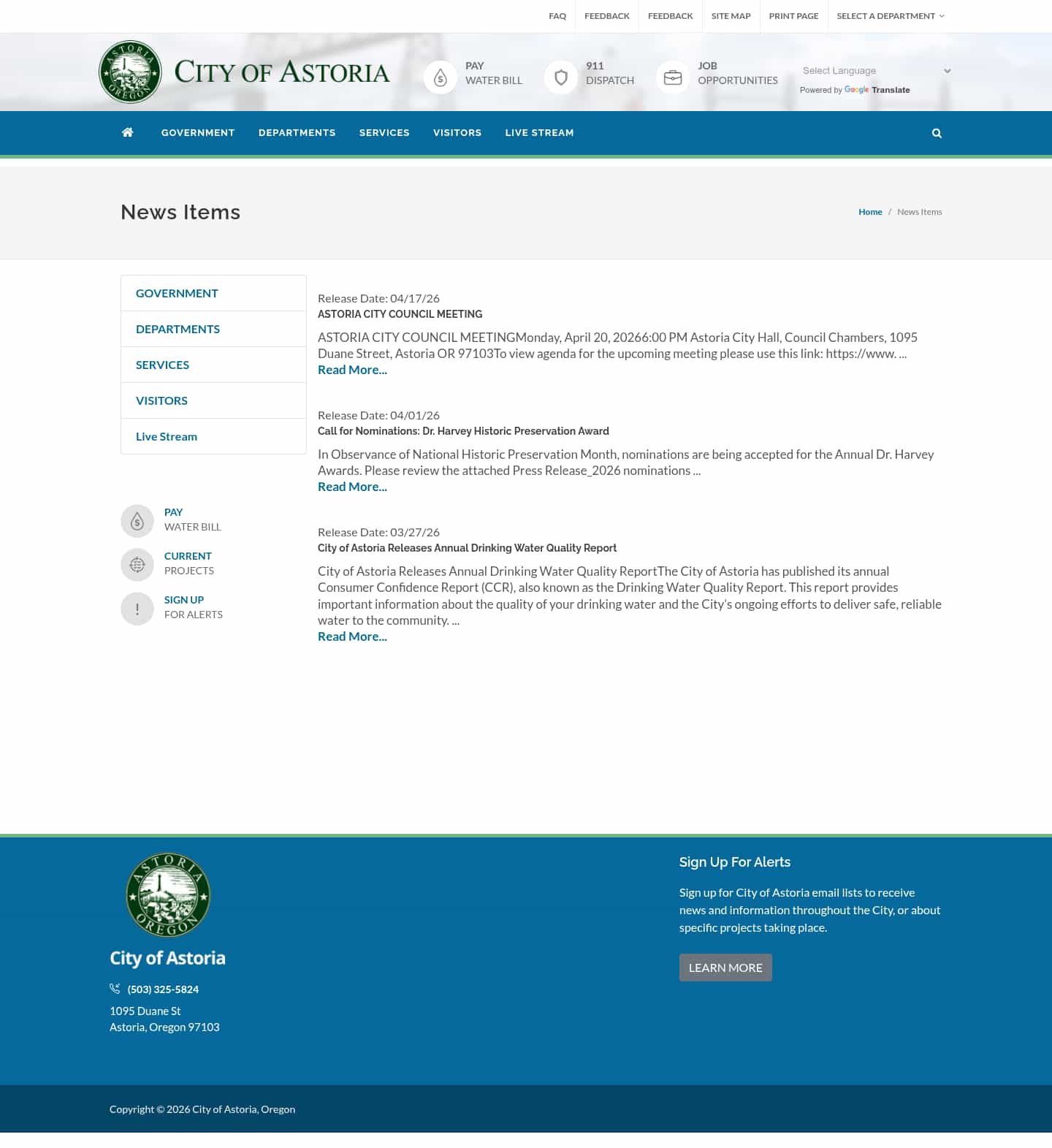 Latest website image capture