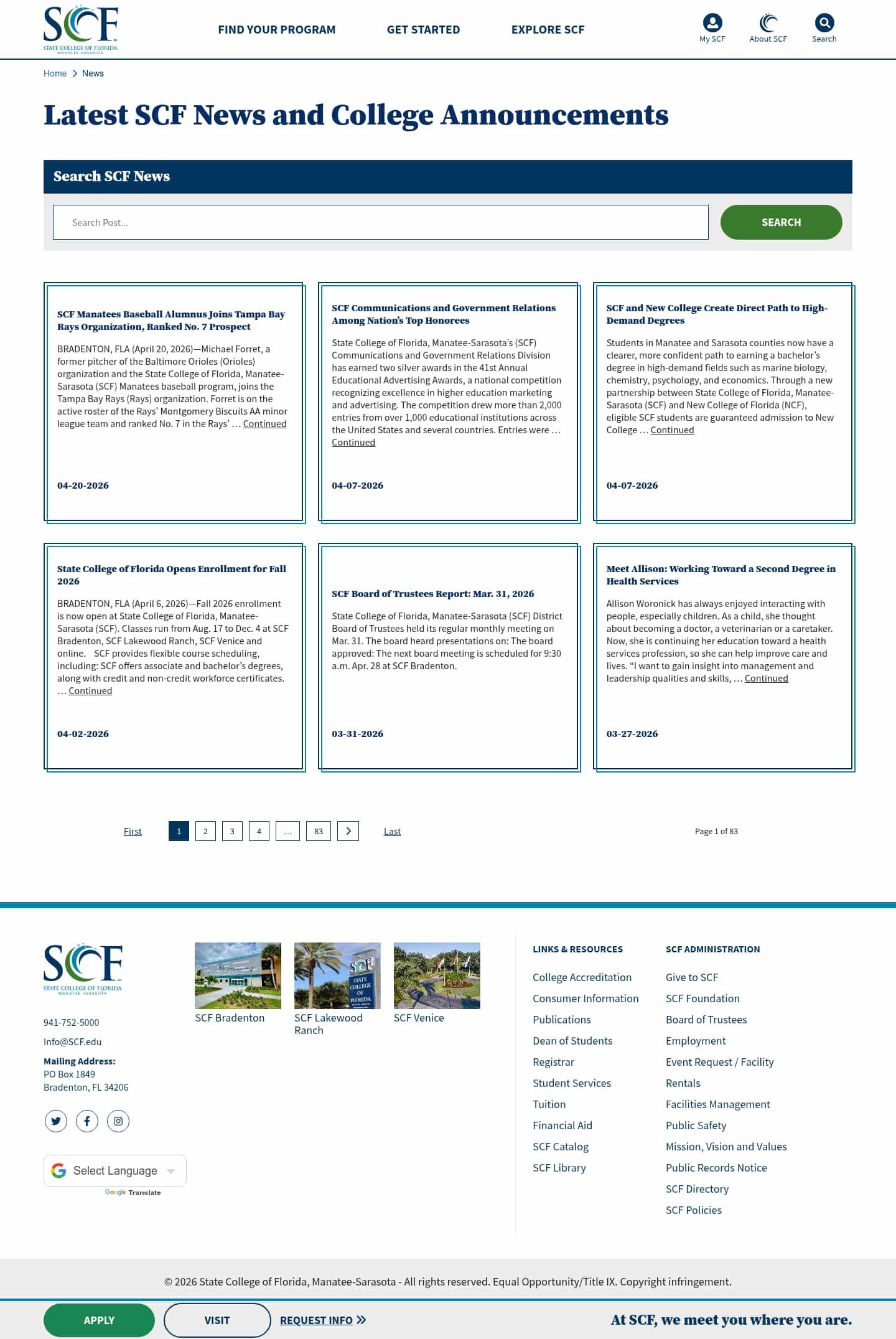 Latest website image capture