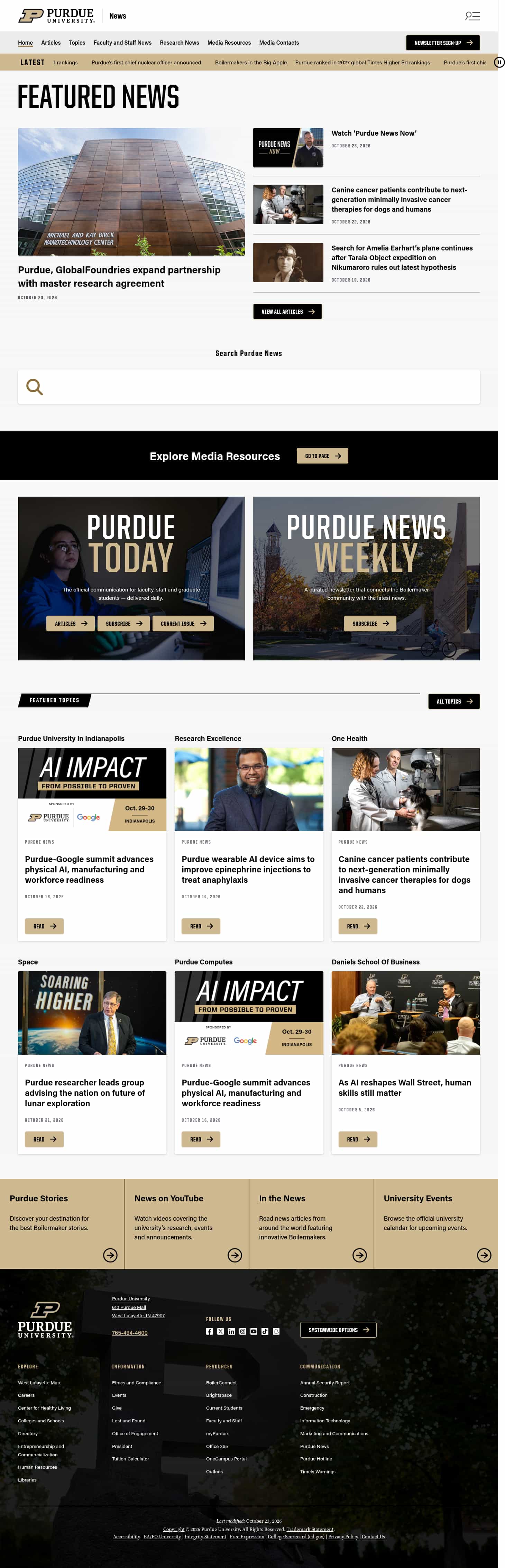 Latest website image capture