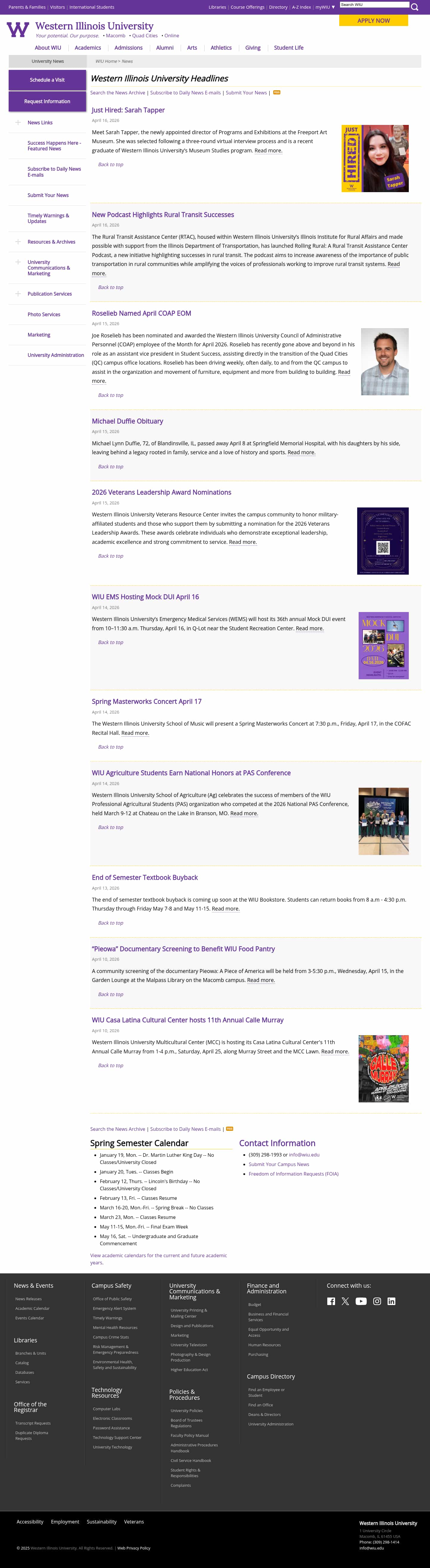 Latest website image capture