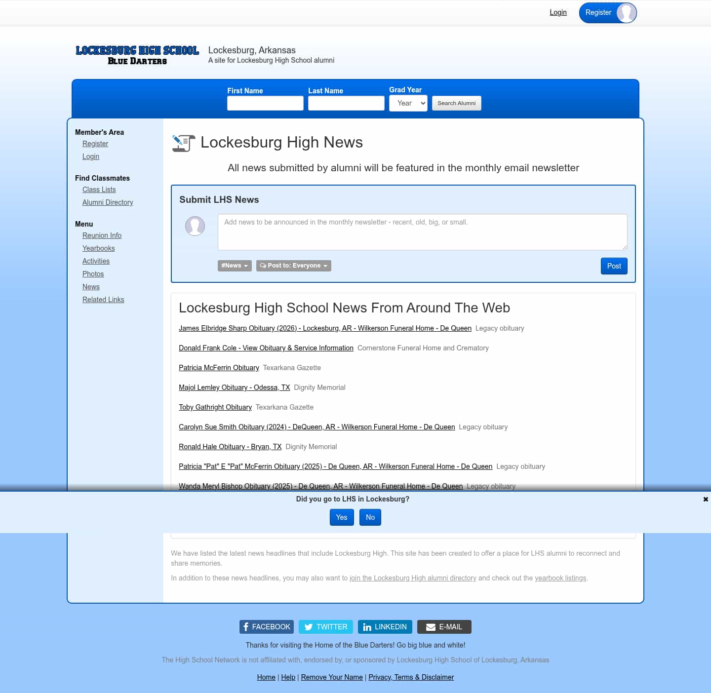 Latest website image capture