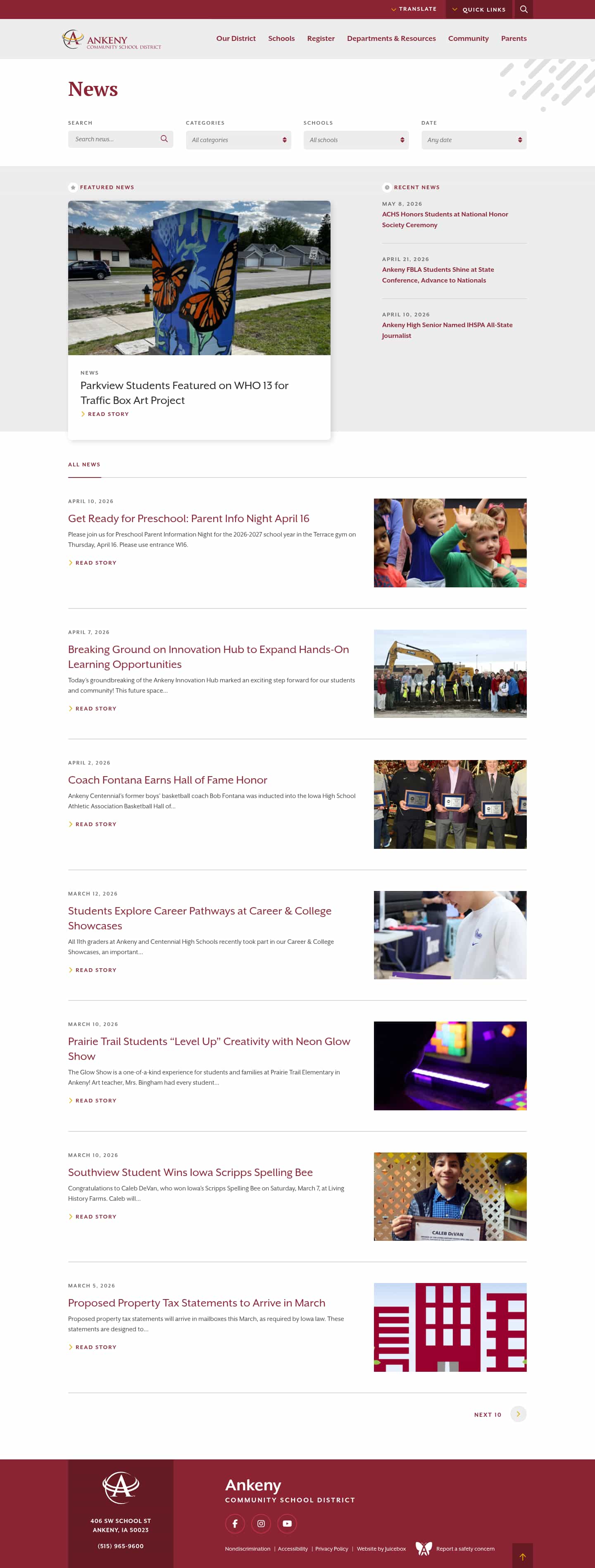 Latest website image capture