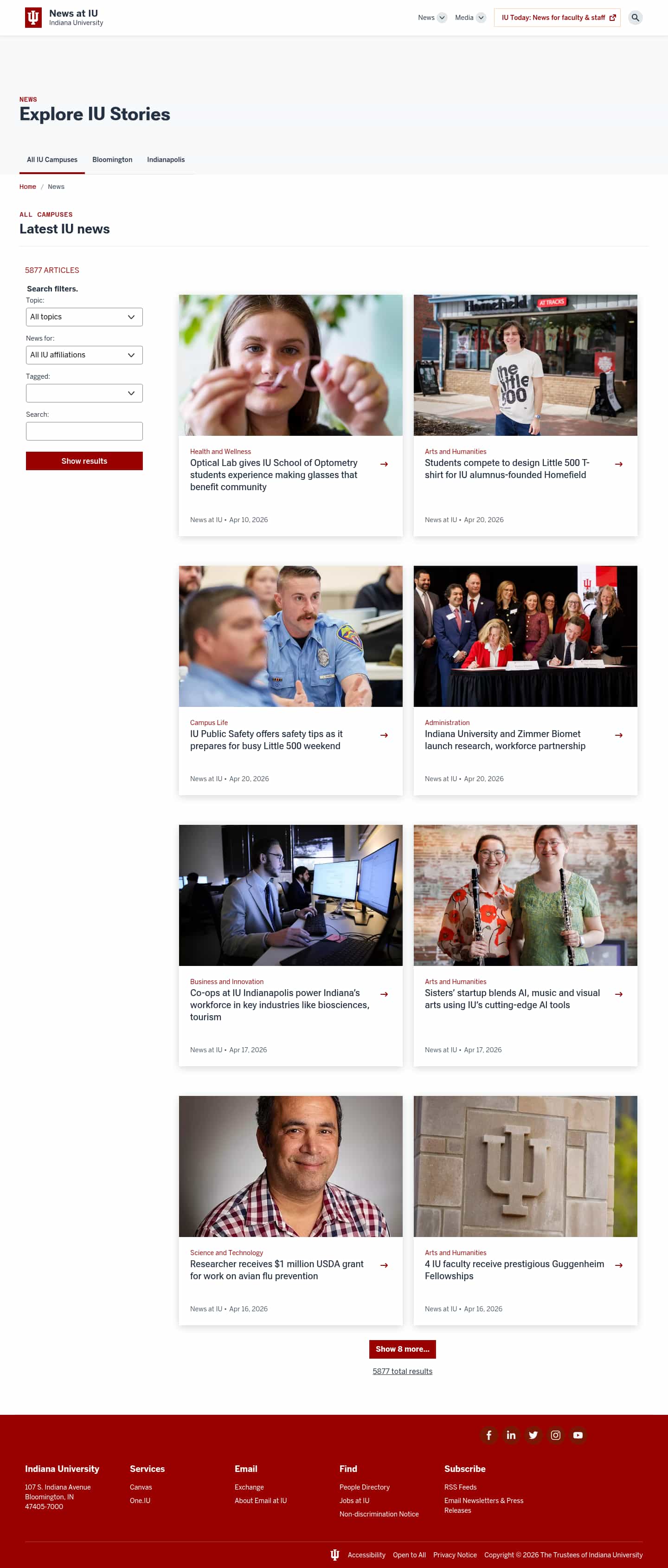 Latest website image capture