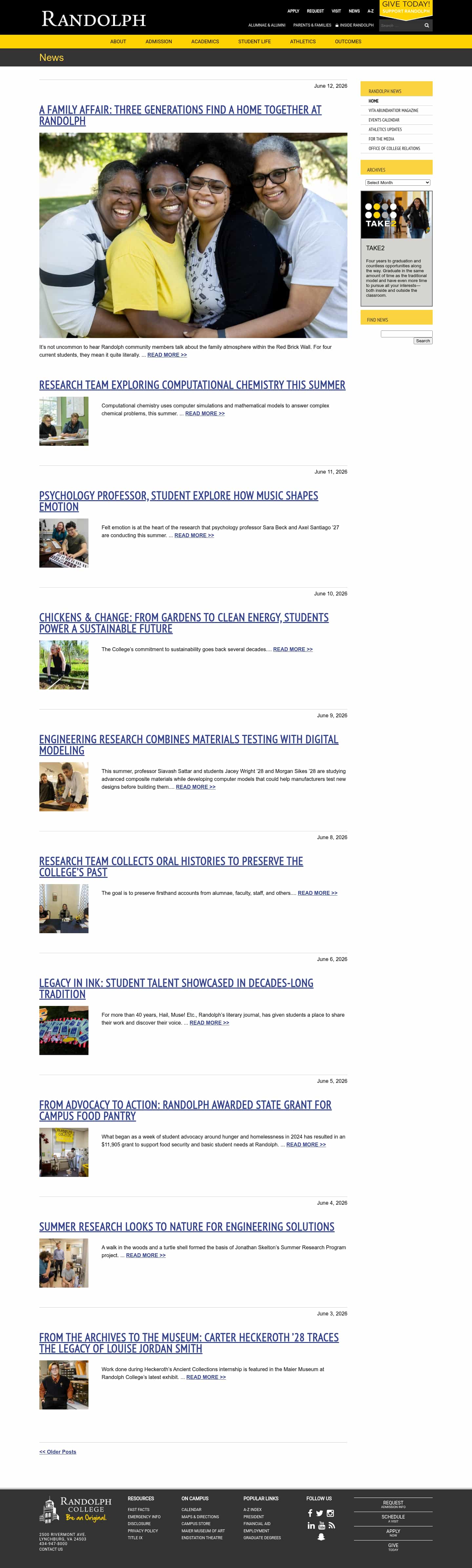 Latest website image capture