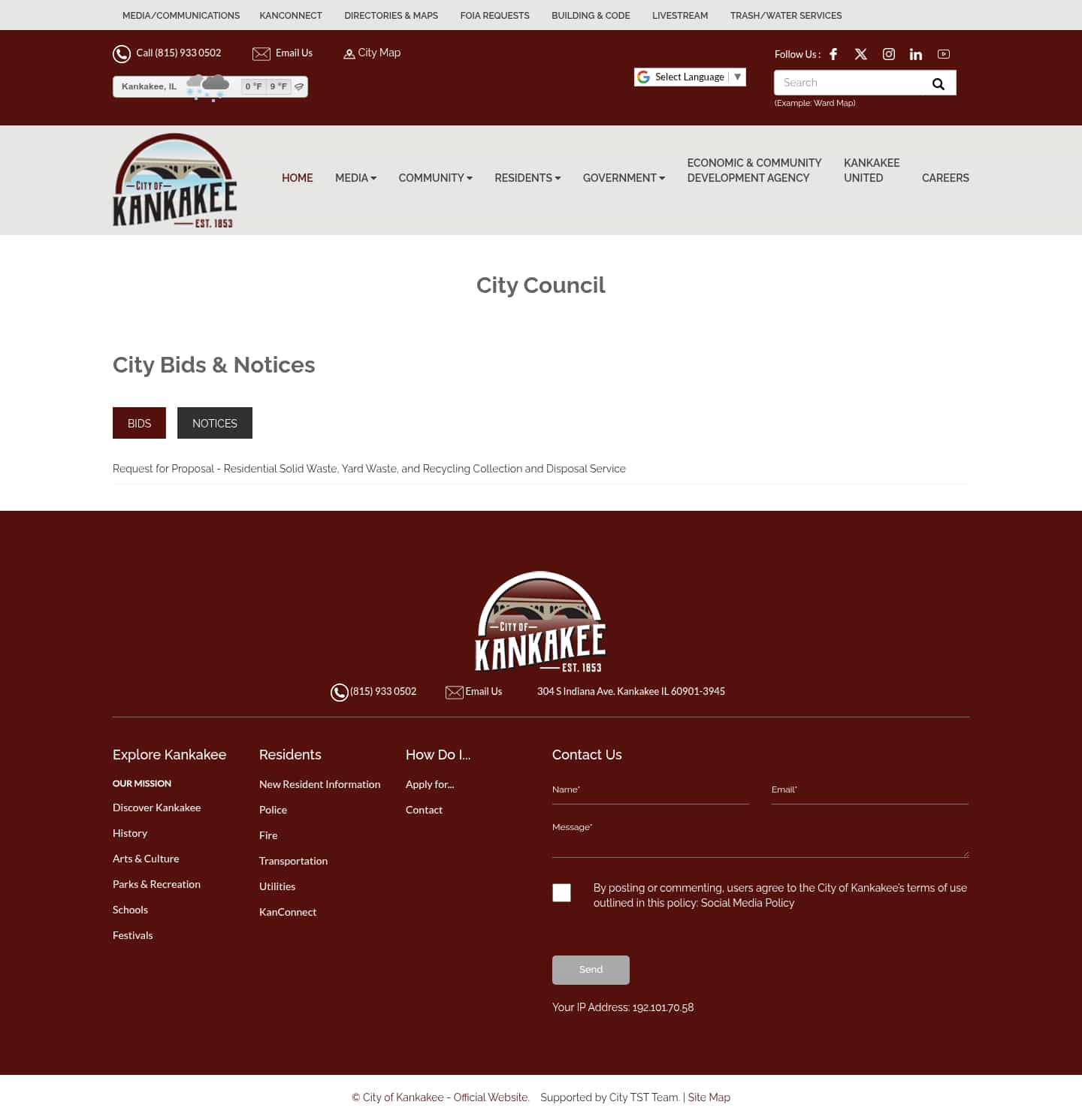 Latest website image capture