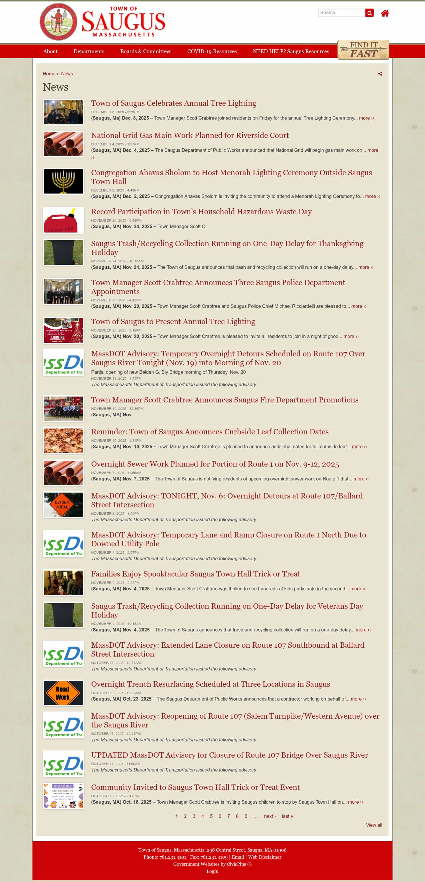 Latest website image capture