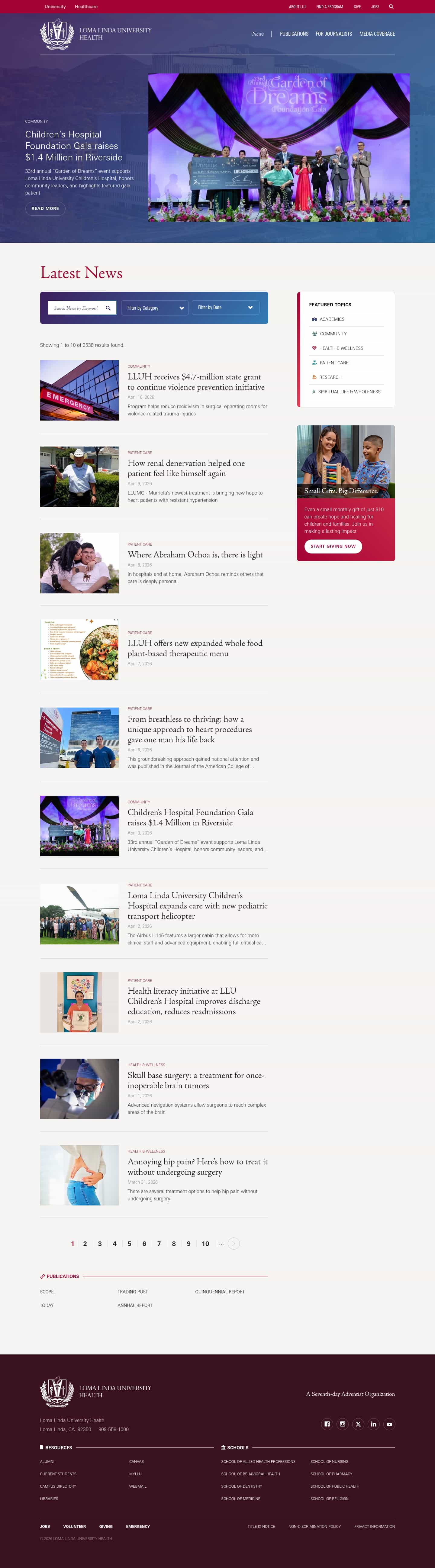 Latest website image capture