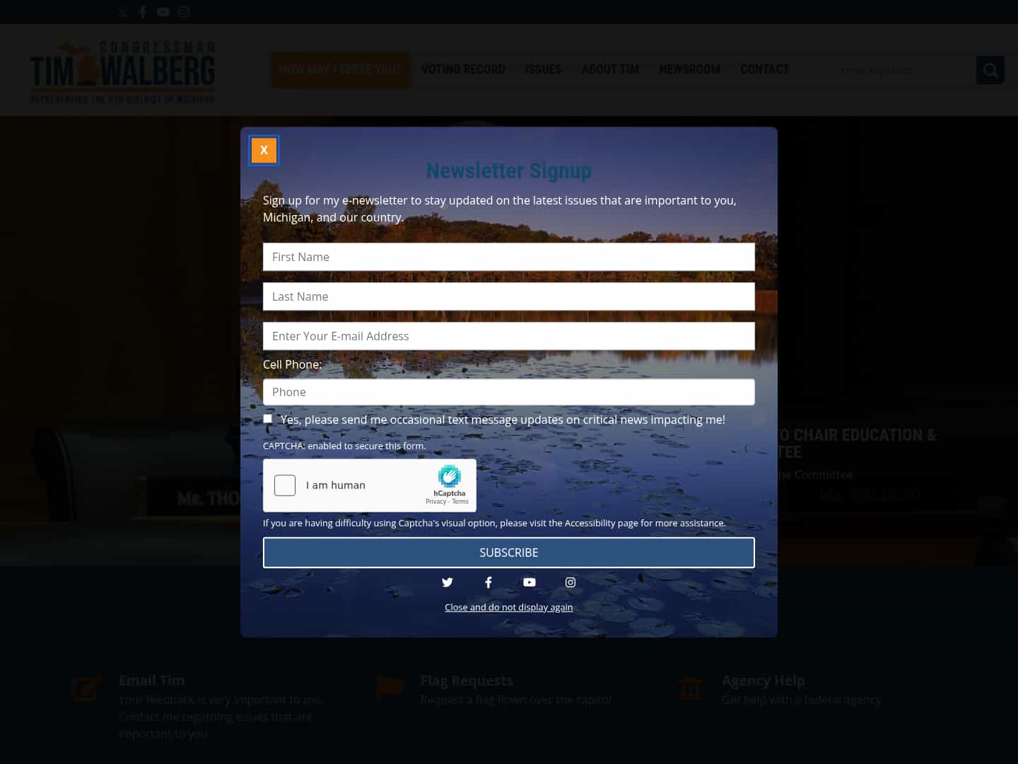 Latest website image capture