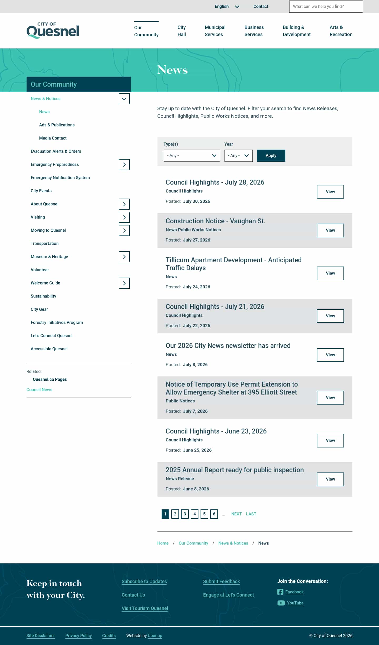 Latest website image capture