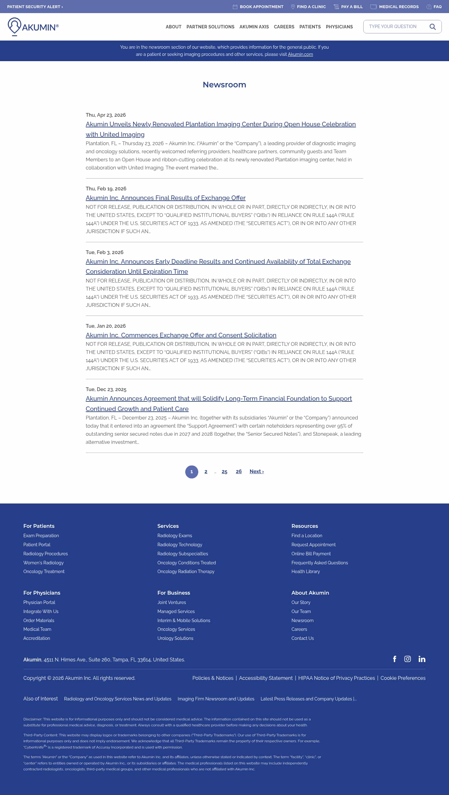 Latest website image capture