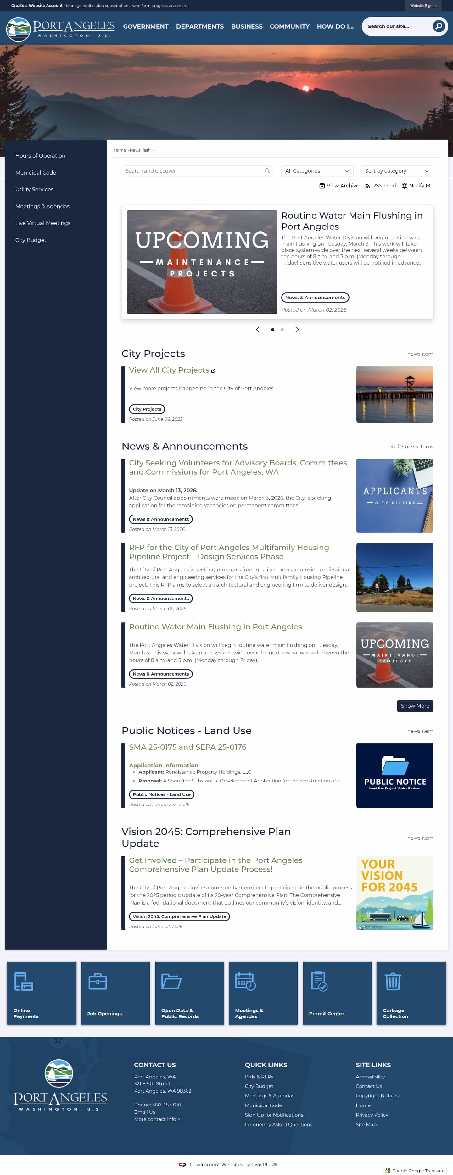 Latest website image capture