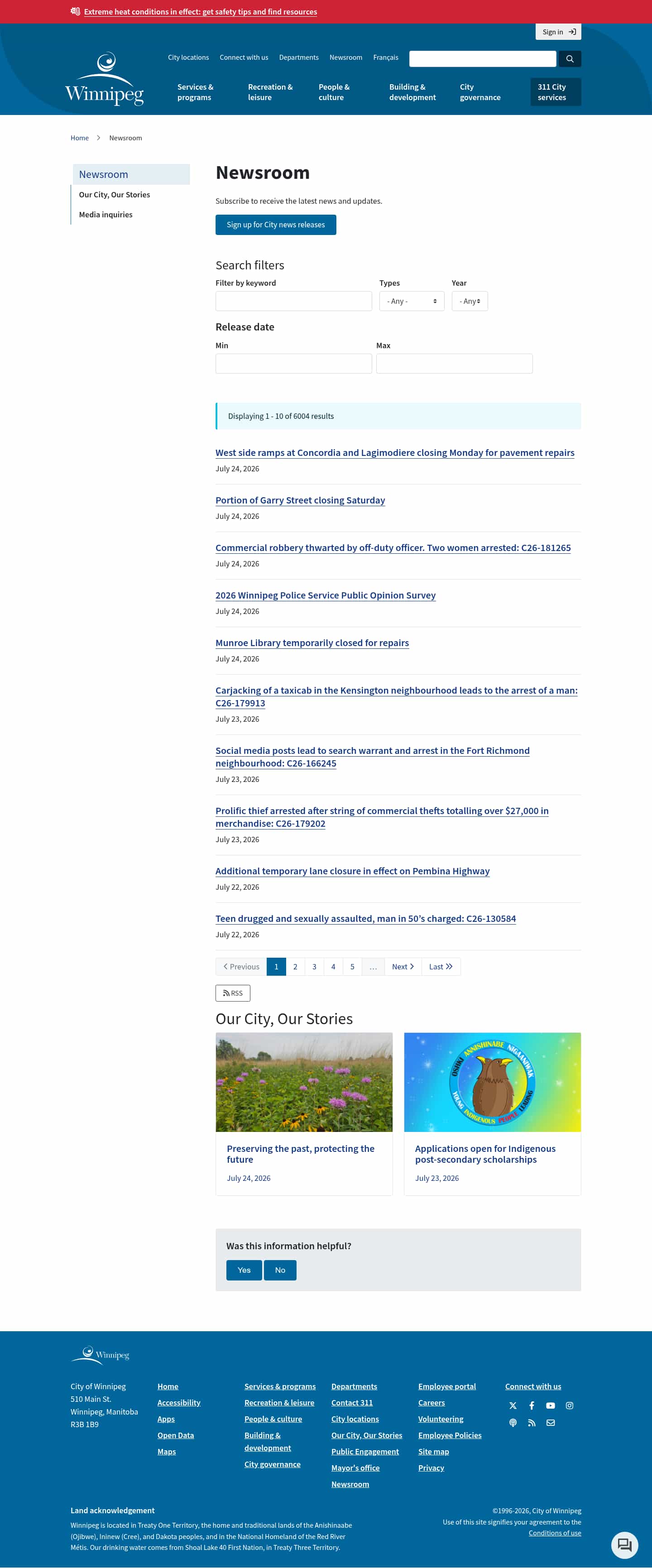 Latest website image capture