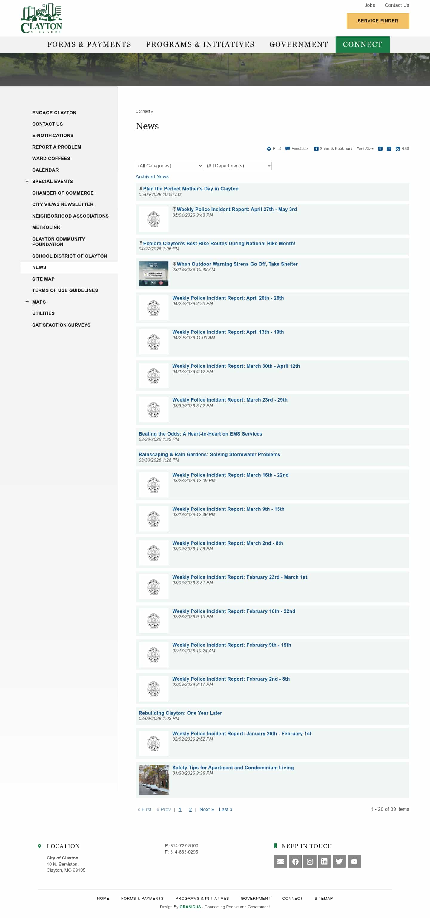 Latest website image capture