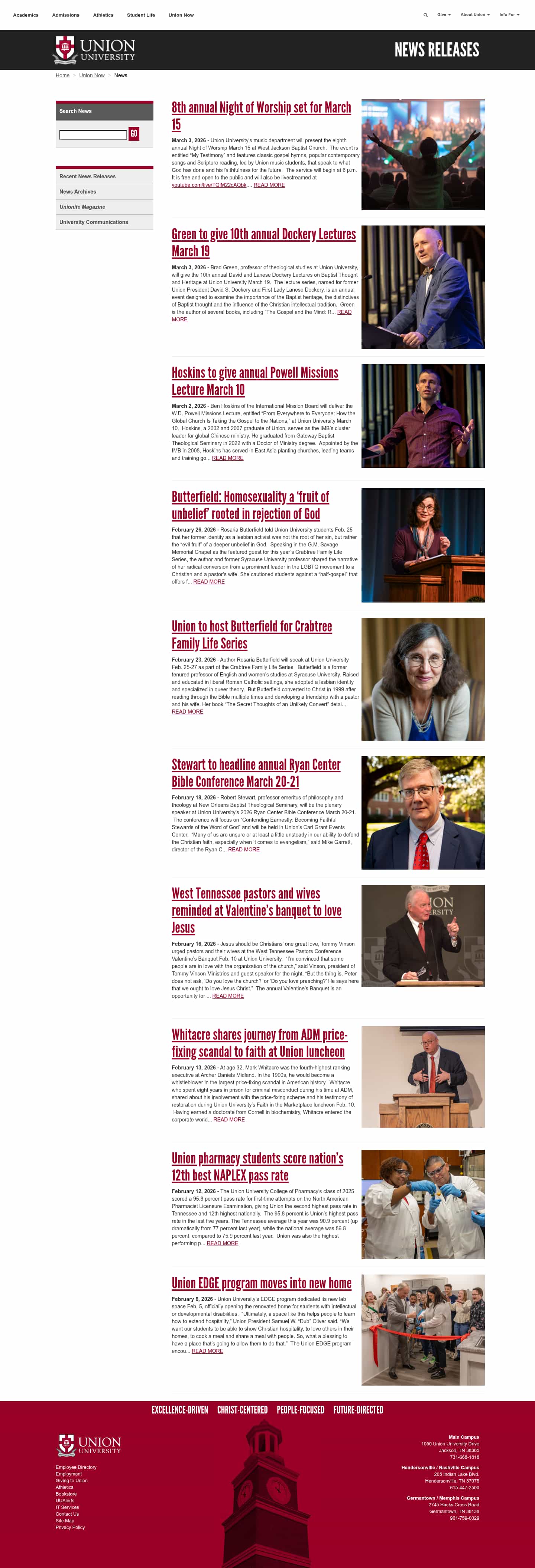 Latest website image capture