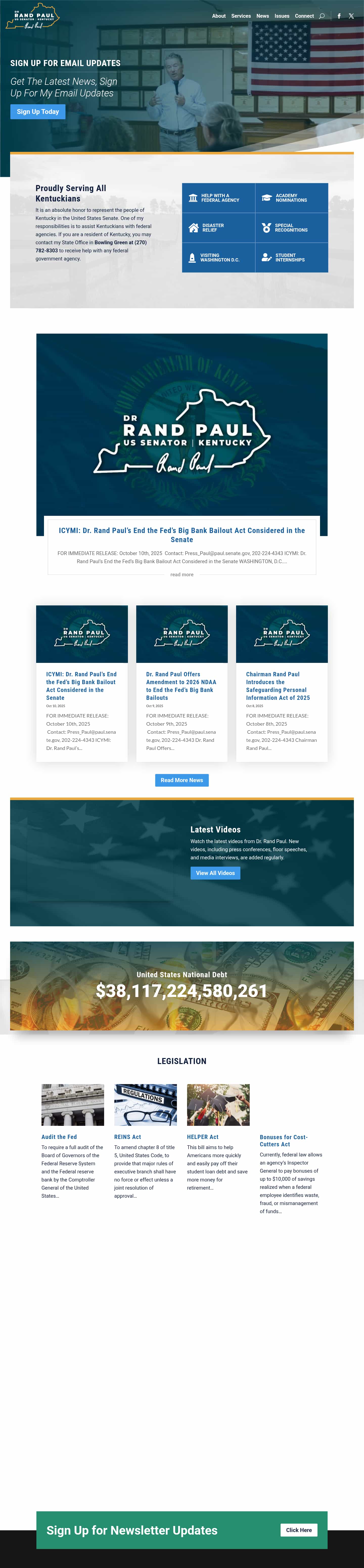 Latest website image capture