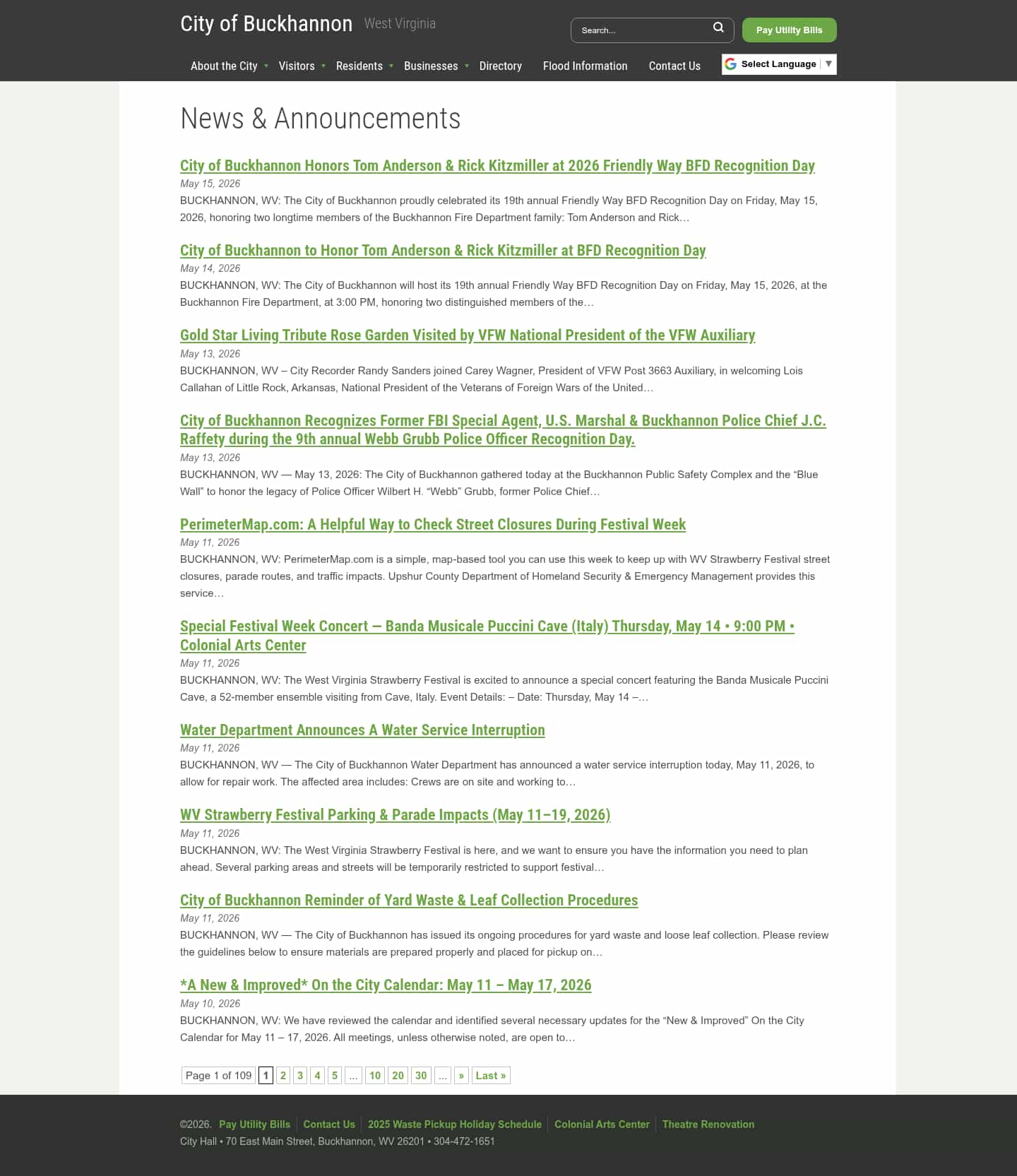 Latest website image capture