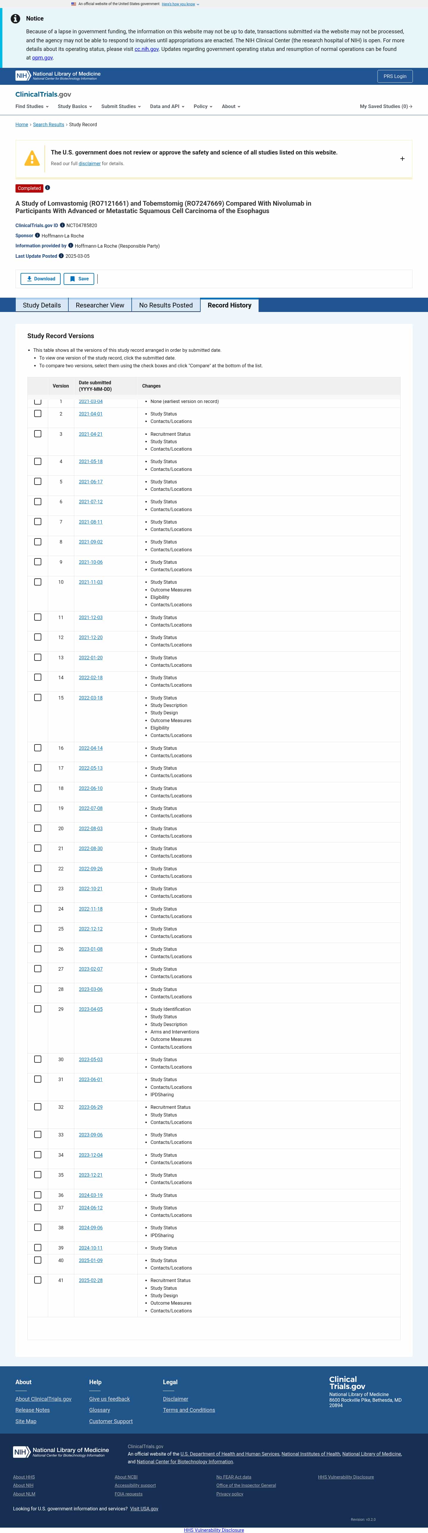 Latest website image capture