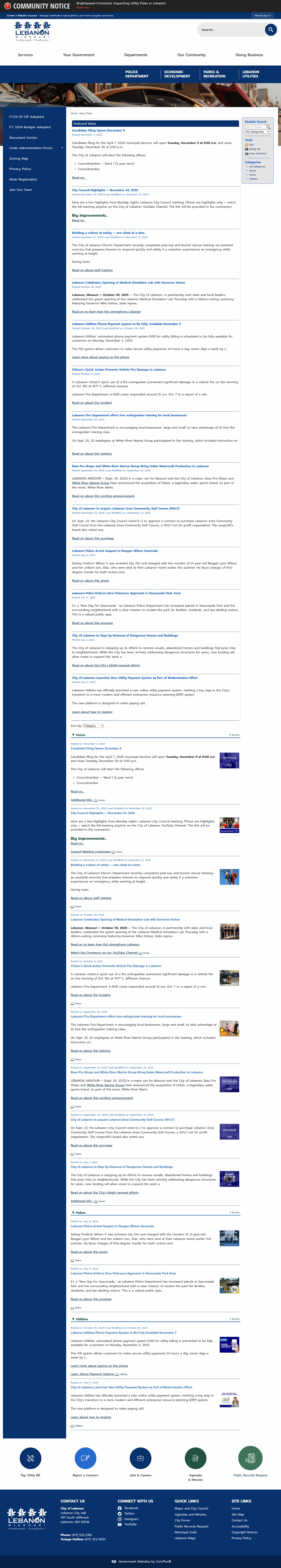 Latest website image capture