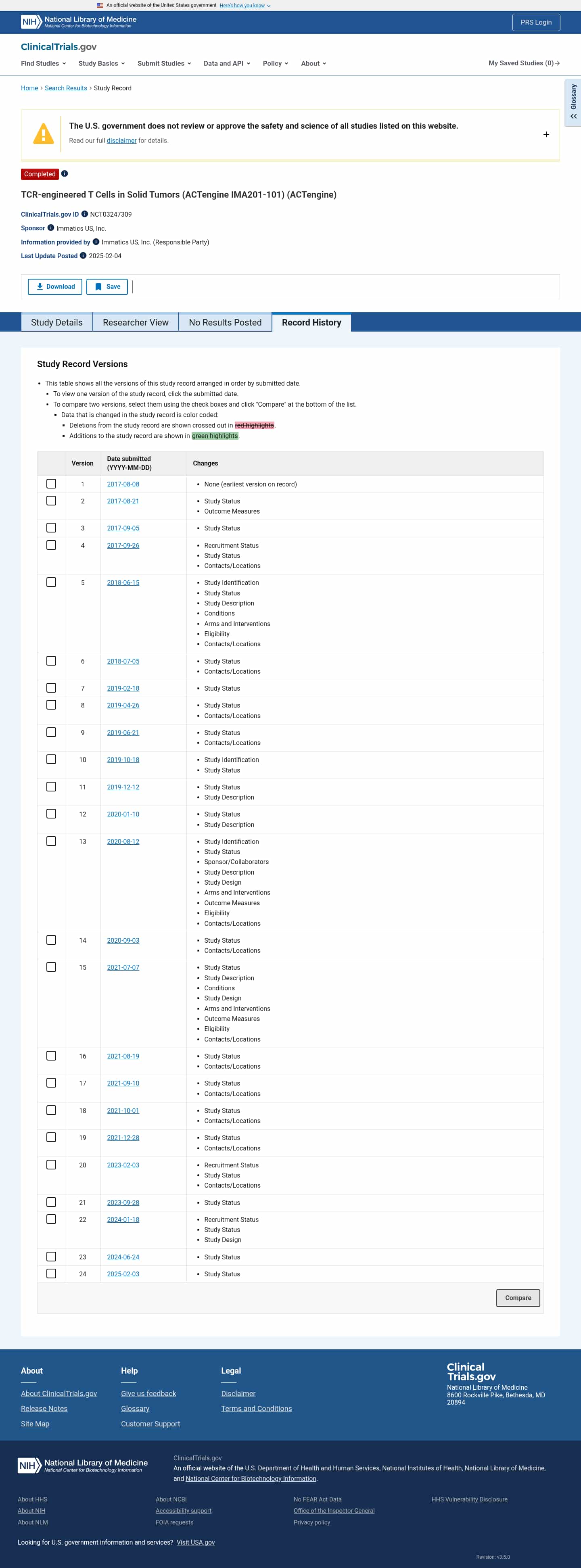 Latest website image capture