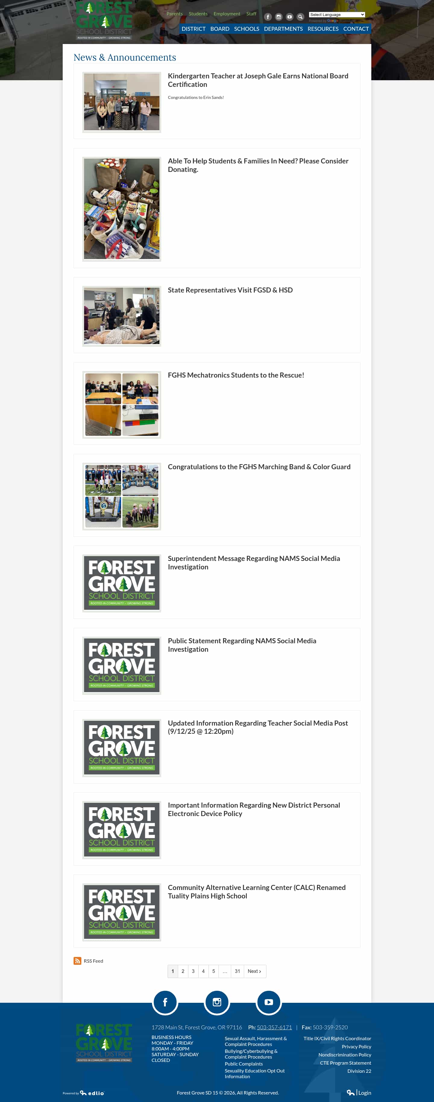 Latest website image capture