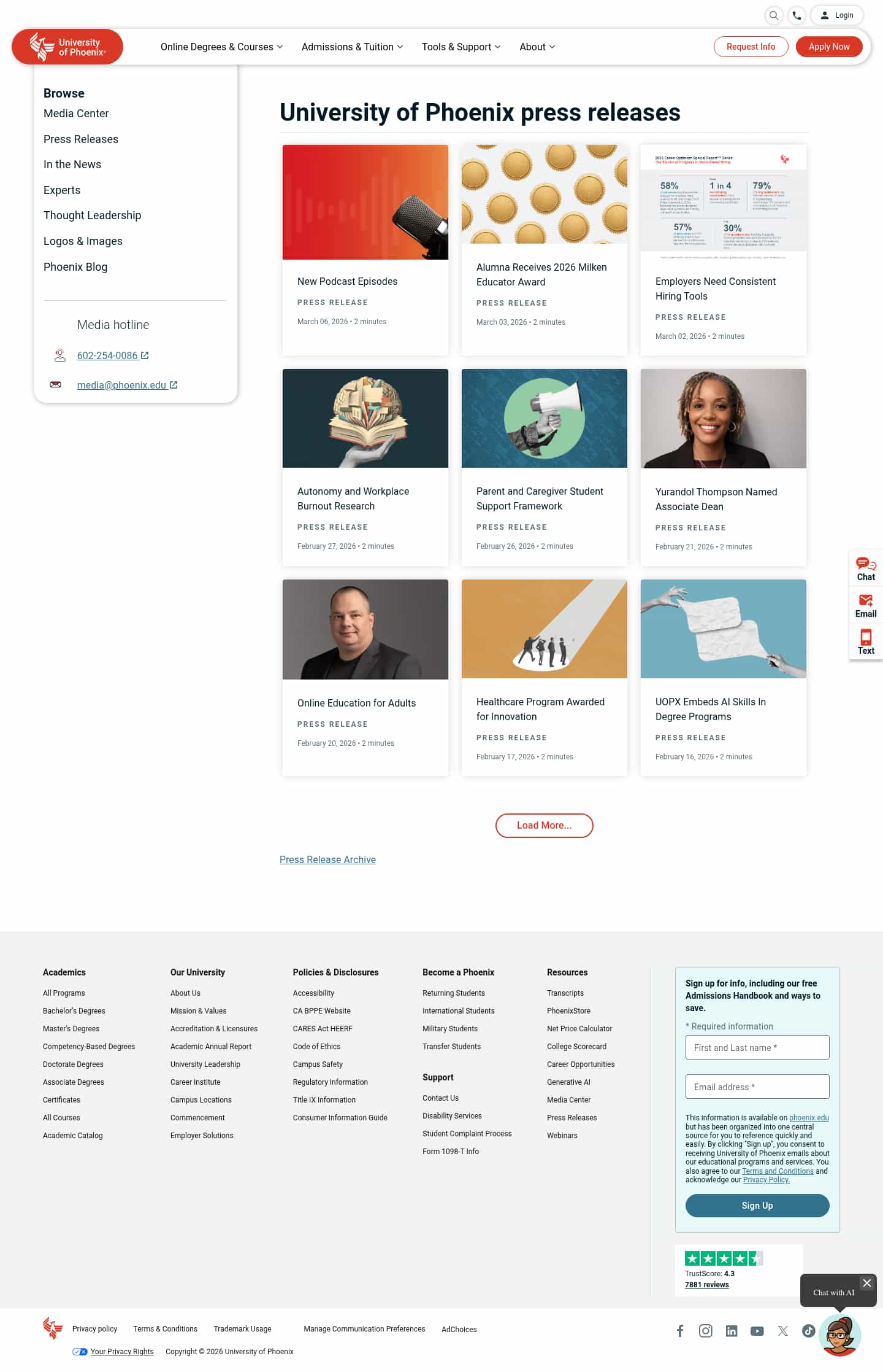 Latest website image capture