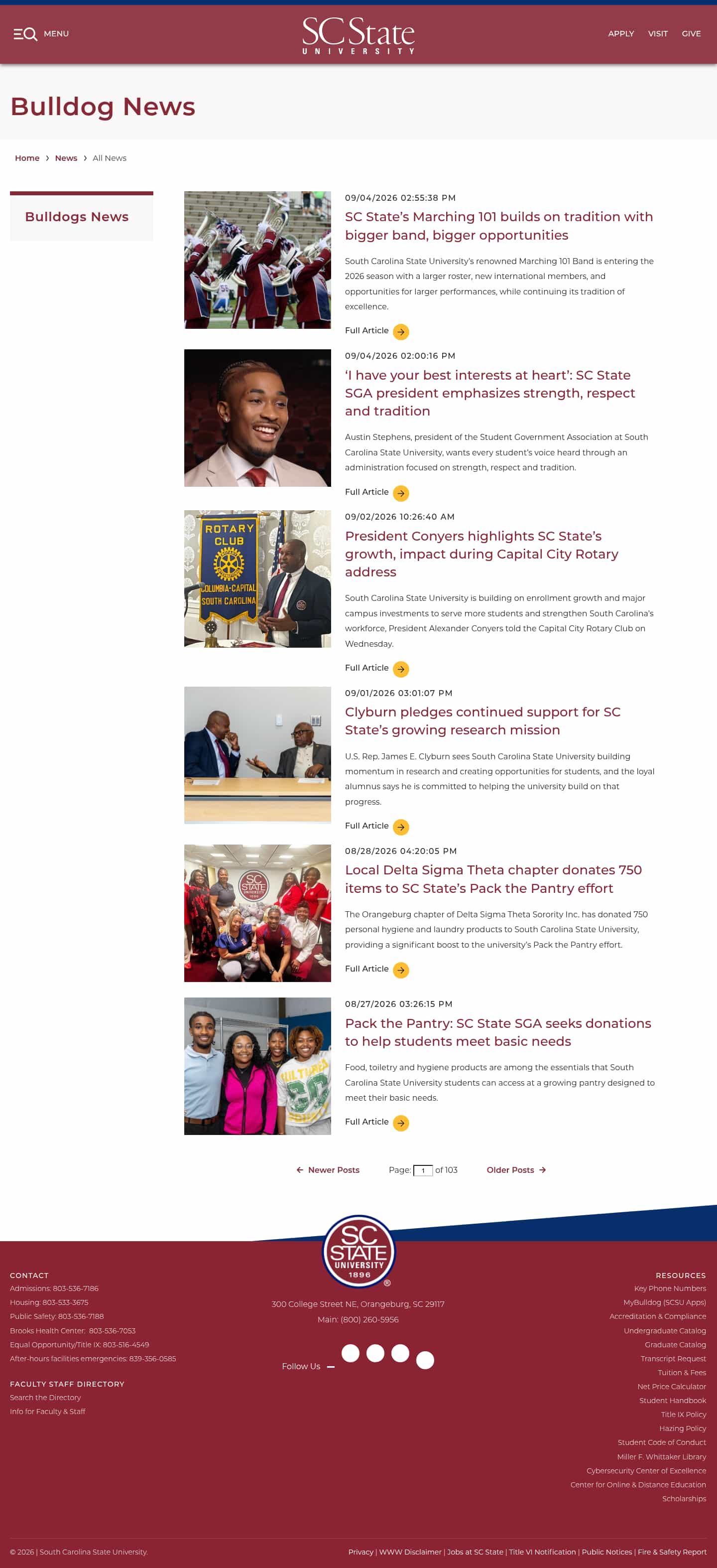 Latest website image capture