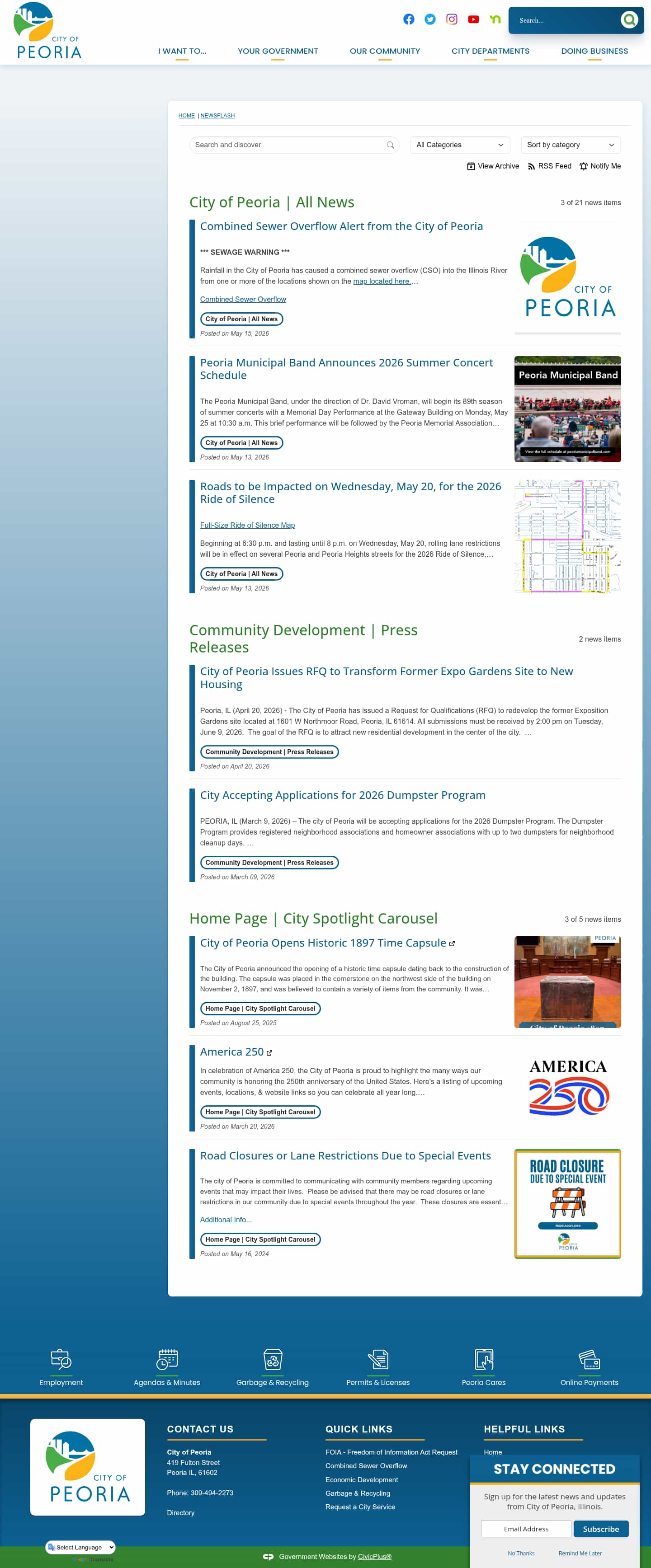 Latest website image capture