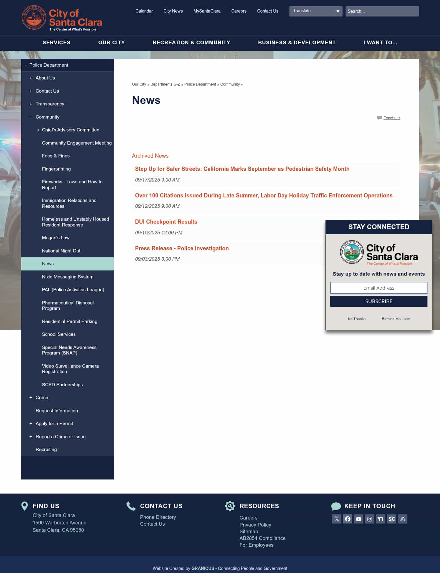 Latest website image capture