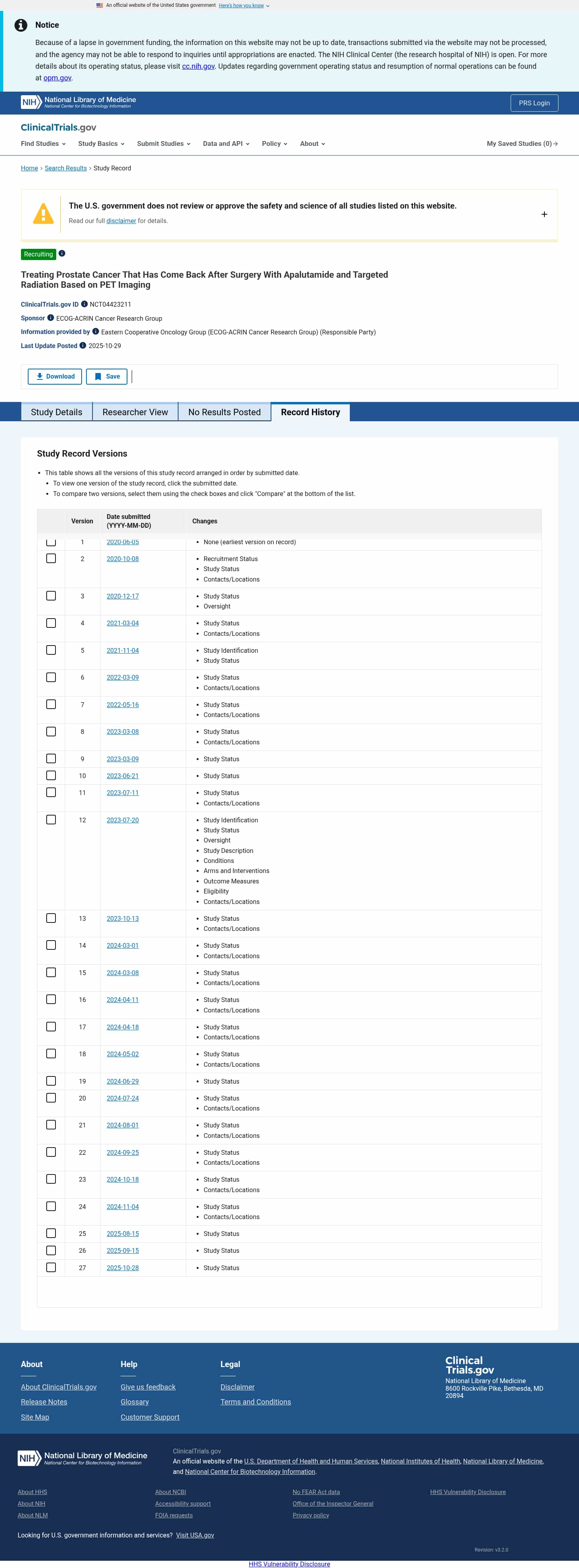 Latest website image capture