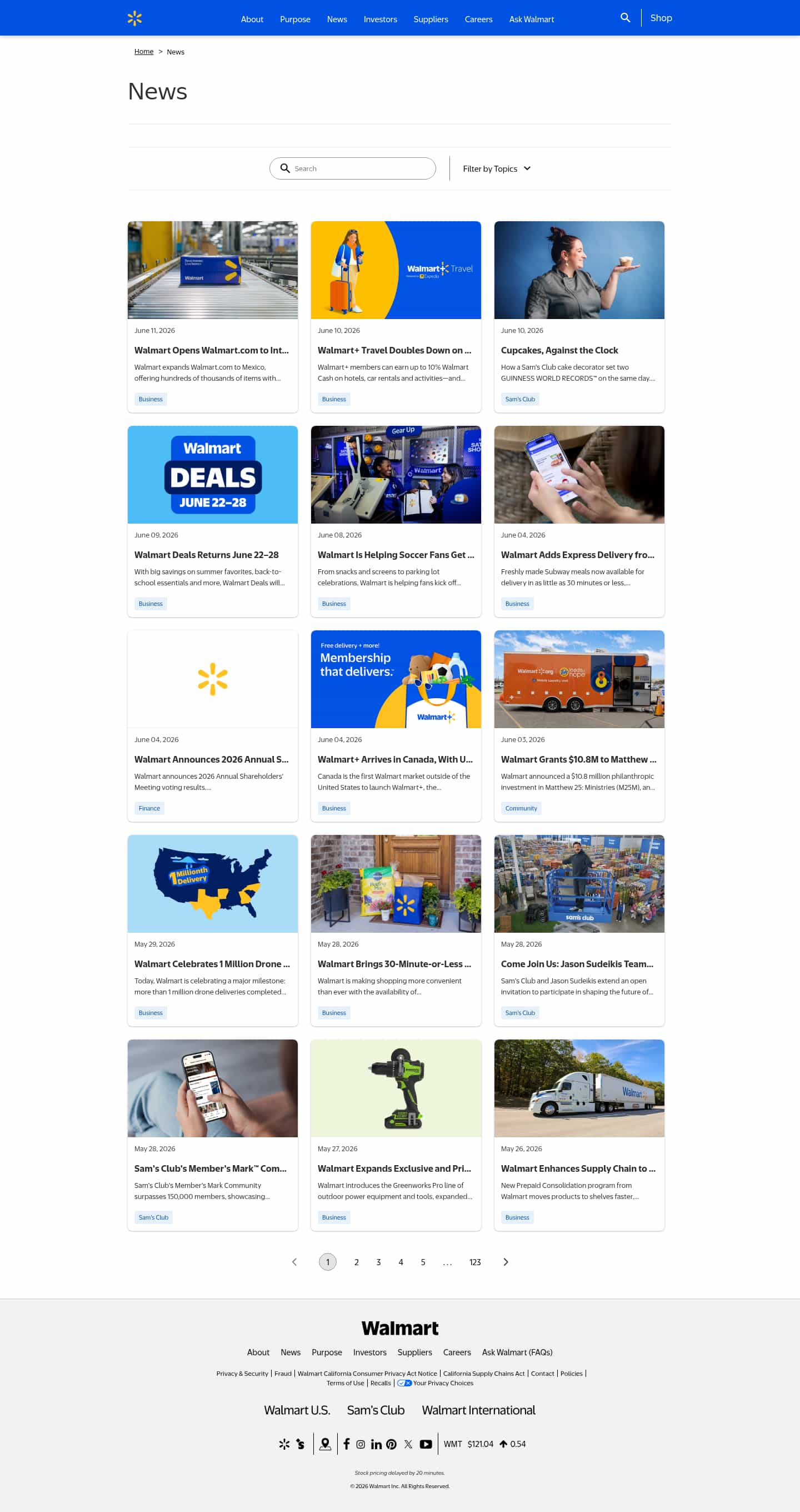 Latest website image capture
