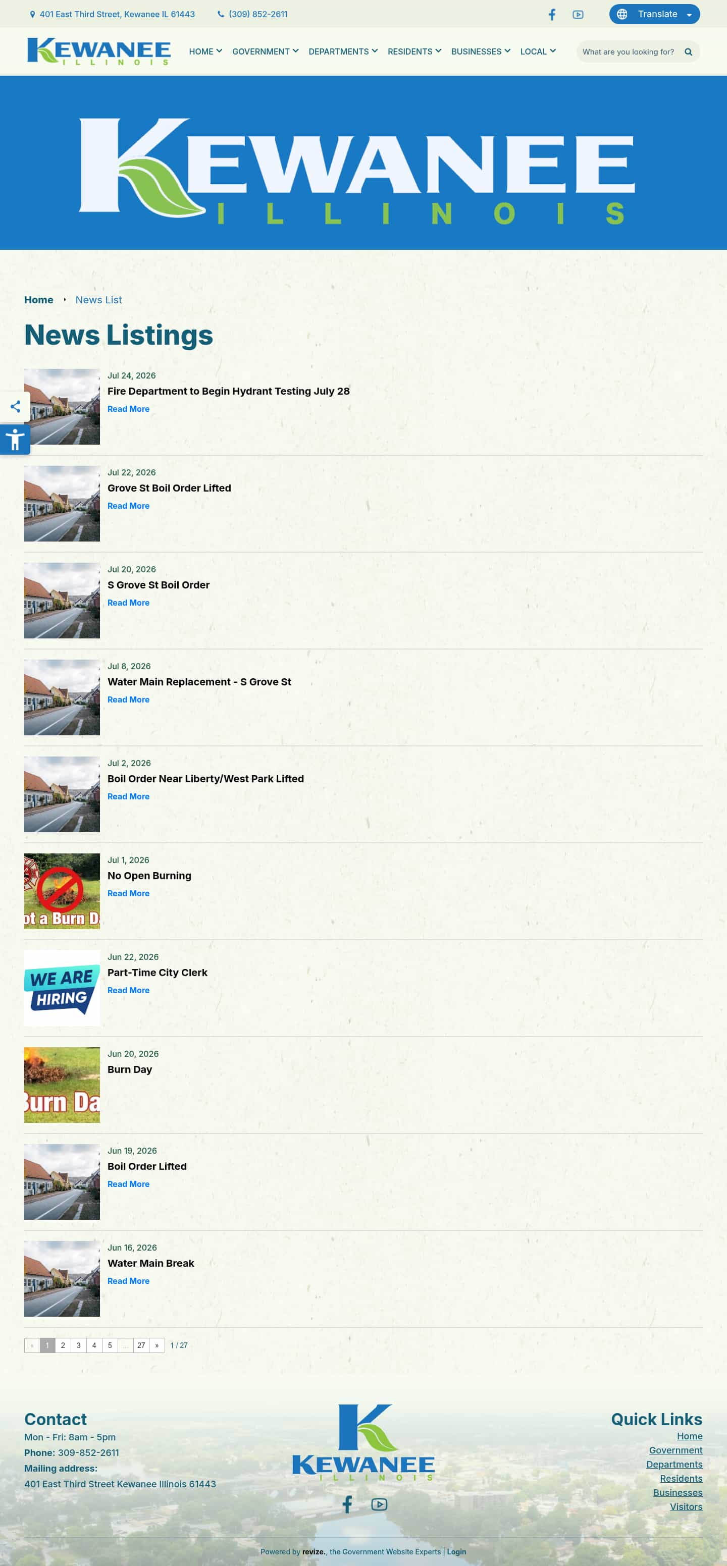 Latest website image capture