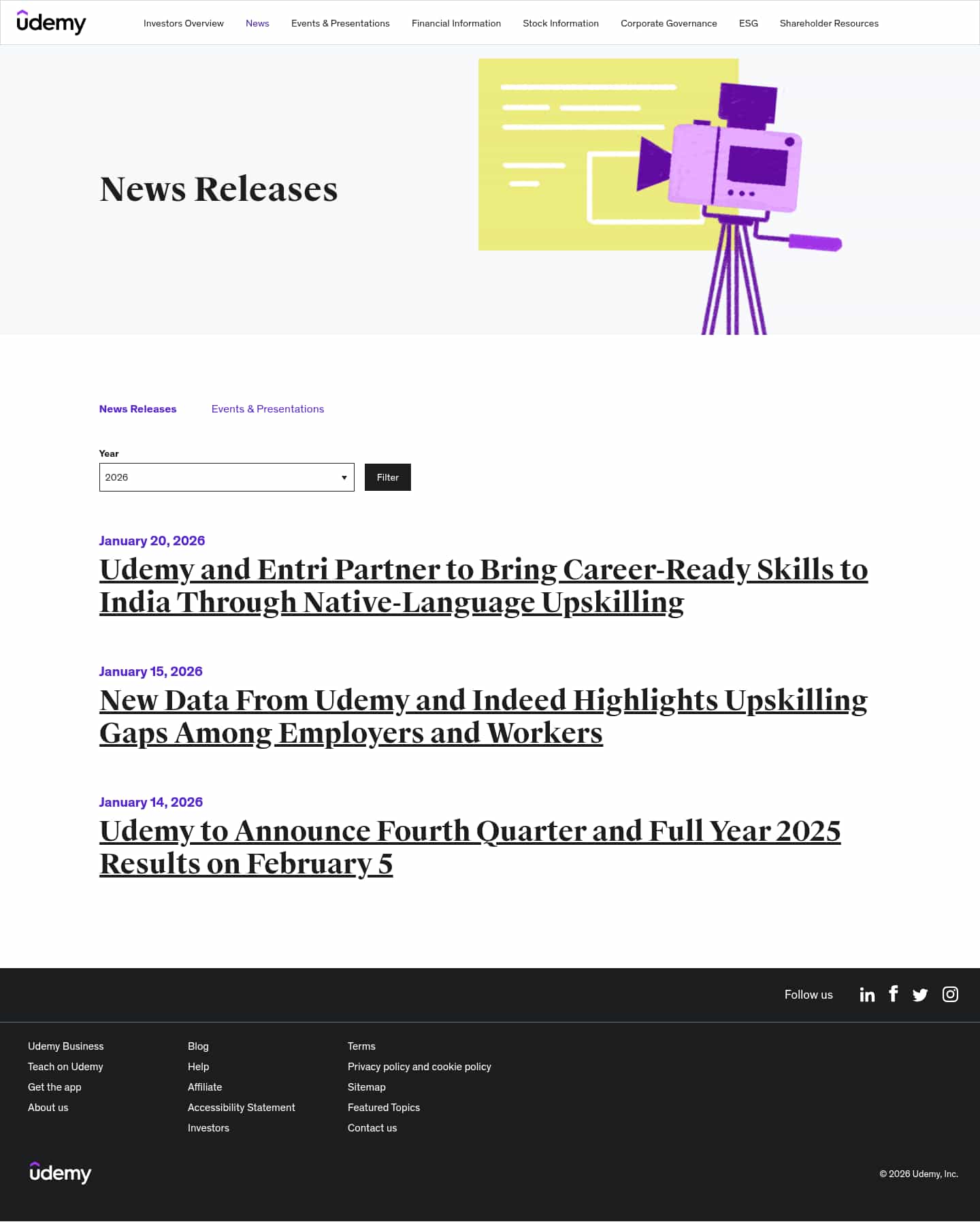 Latest website image capture