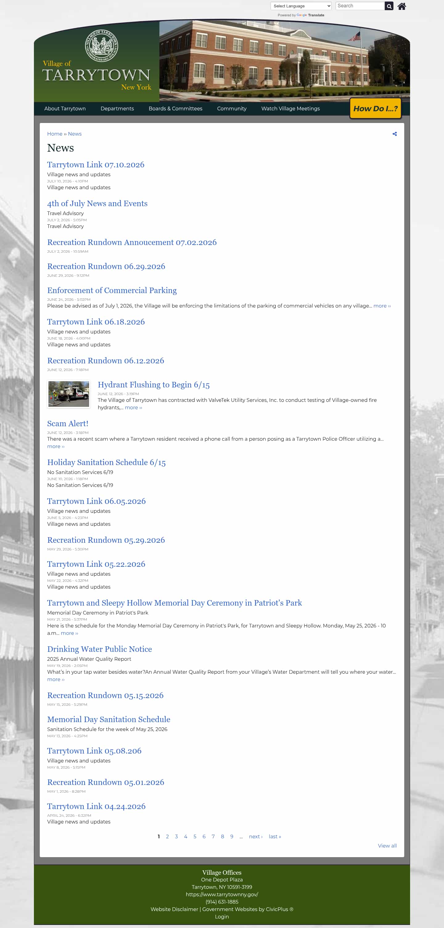 Latest website image capture