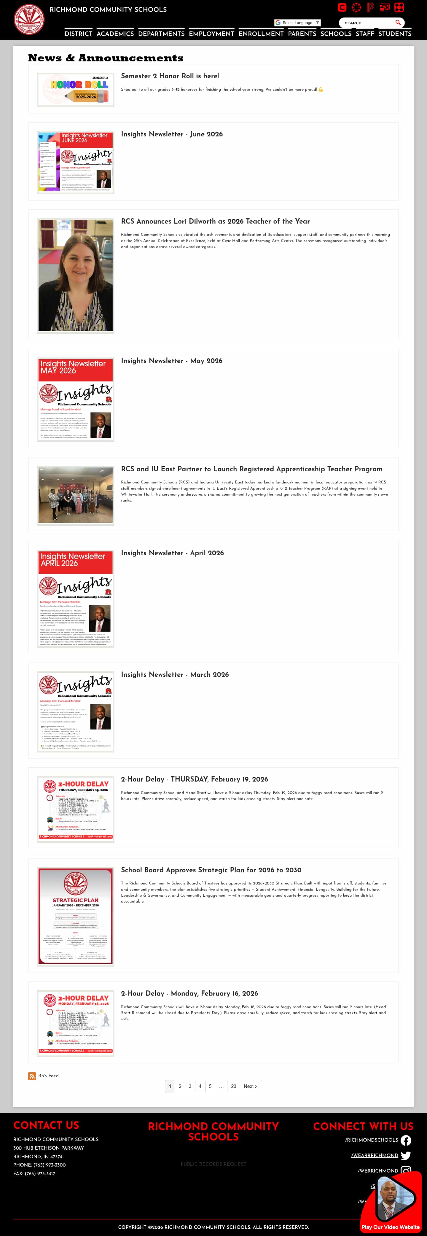 Latest website image capture