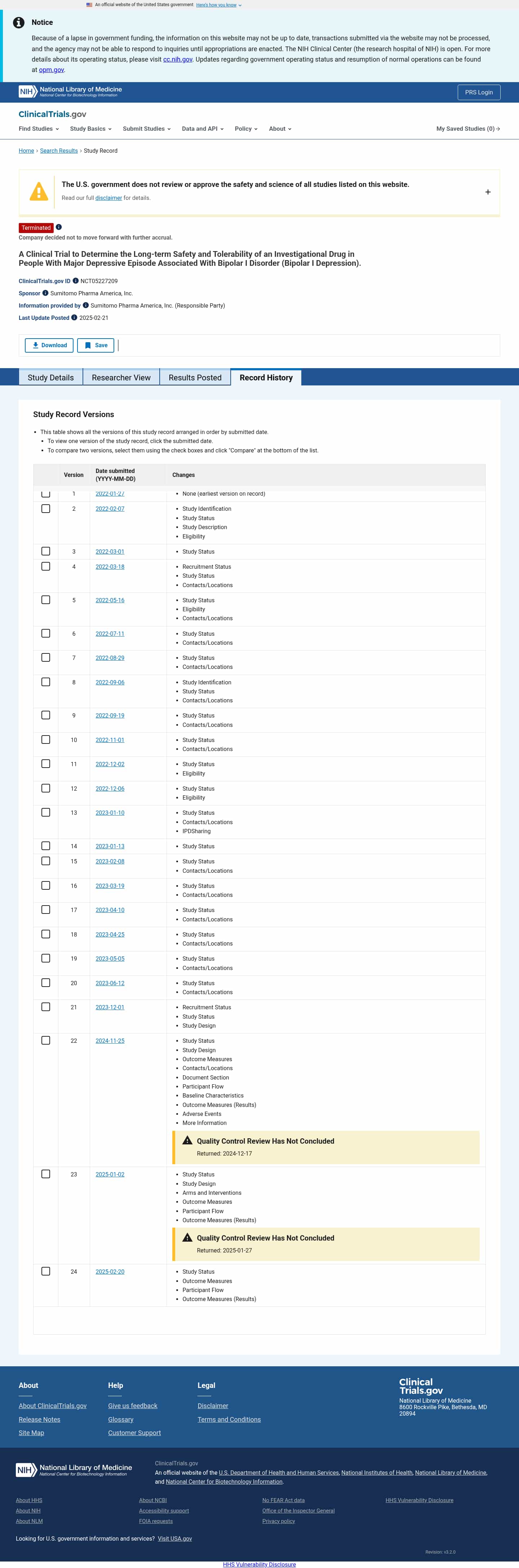 Latest website image capture
