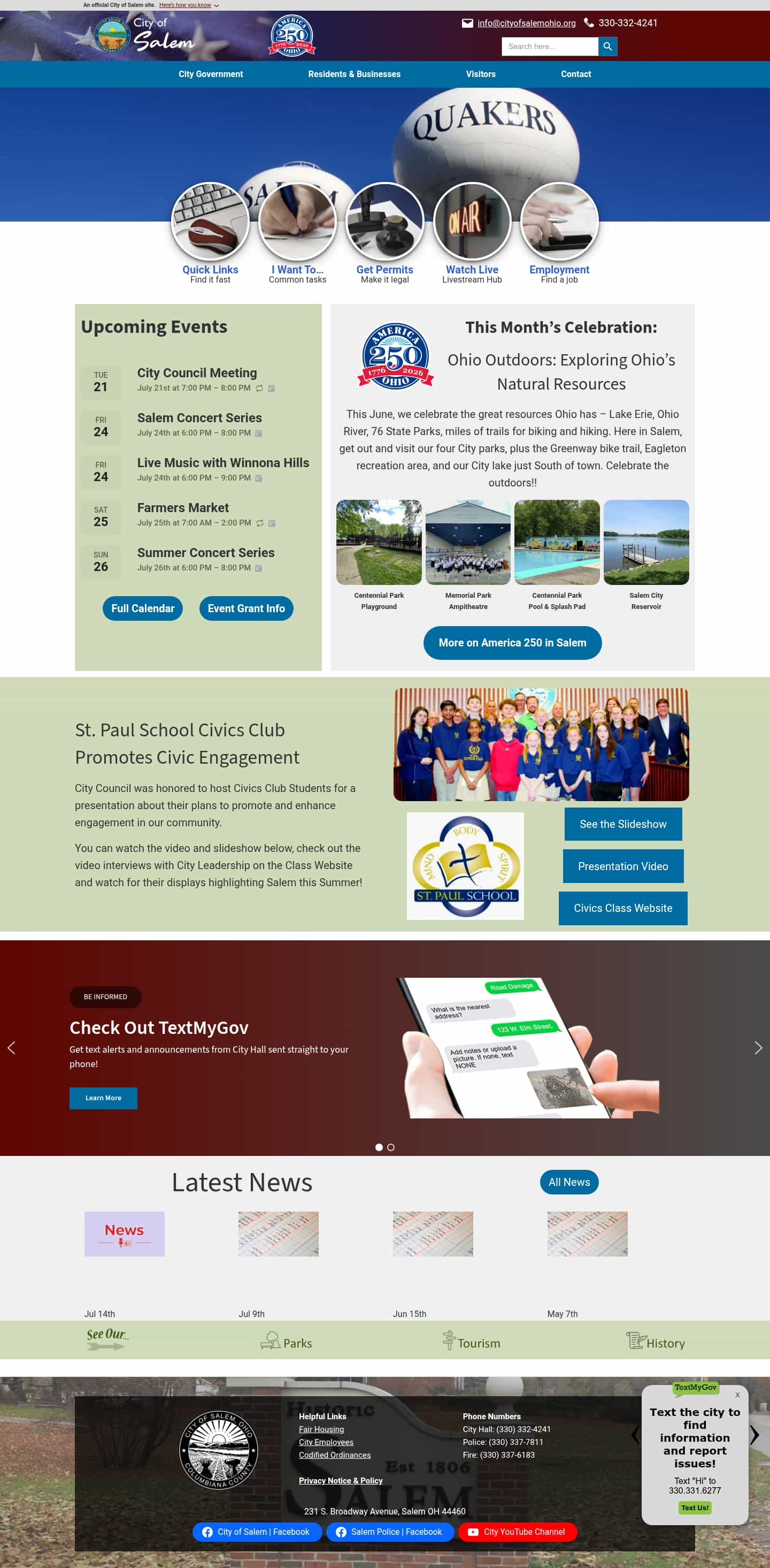 Latest website image capture