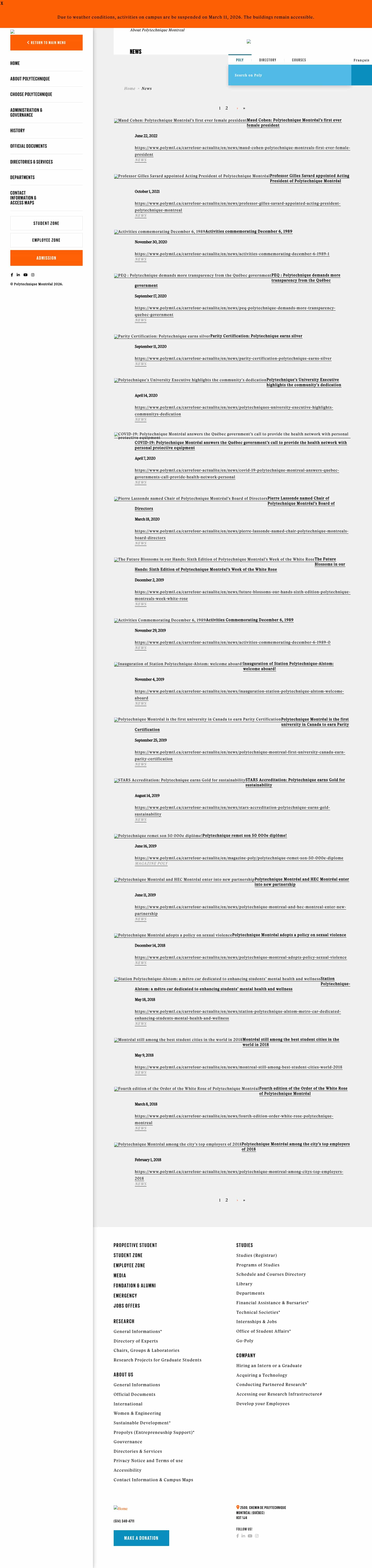 Latest website image capture