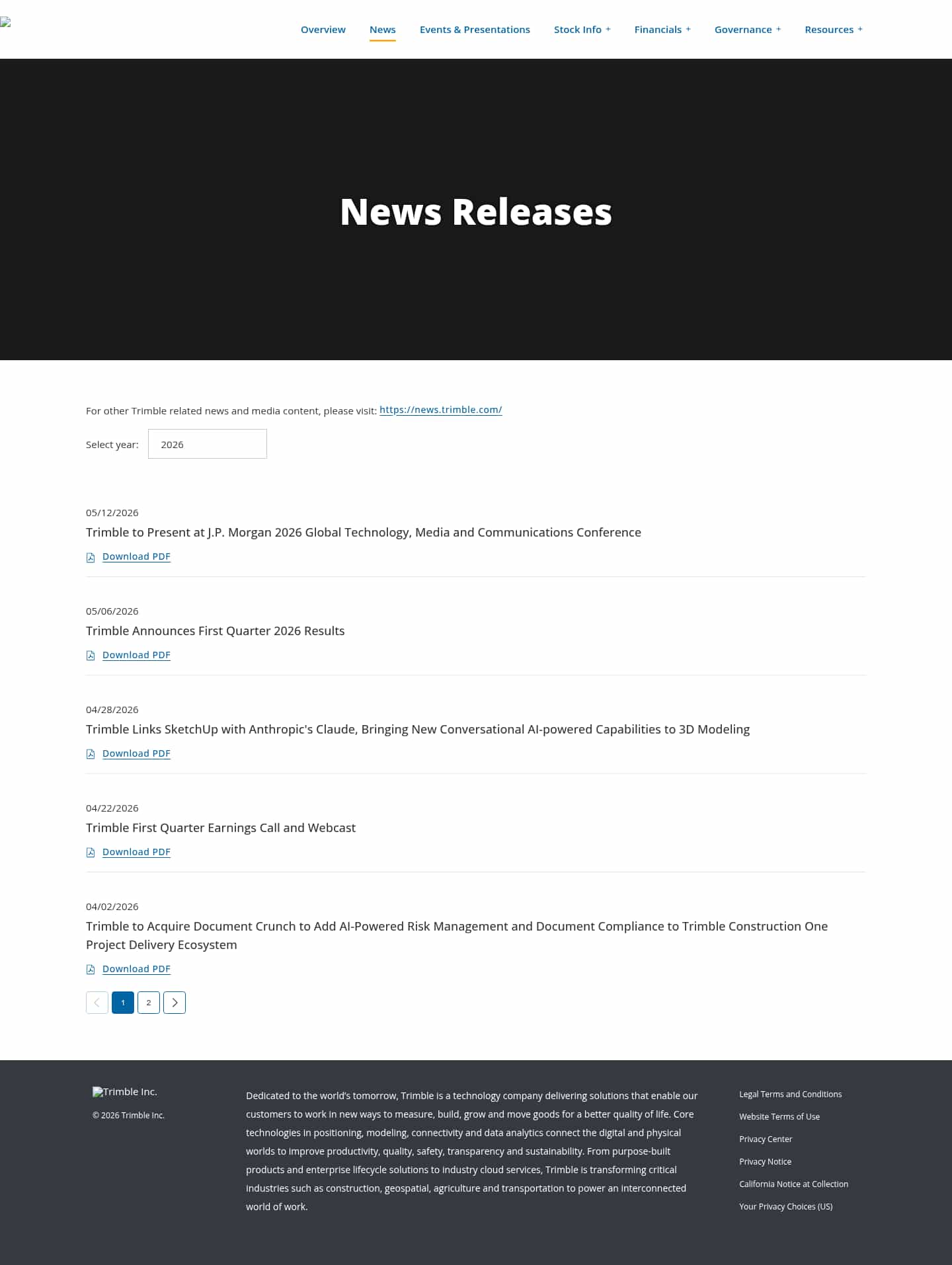 Latest website image capture