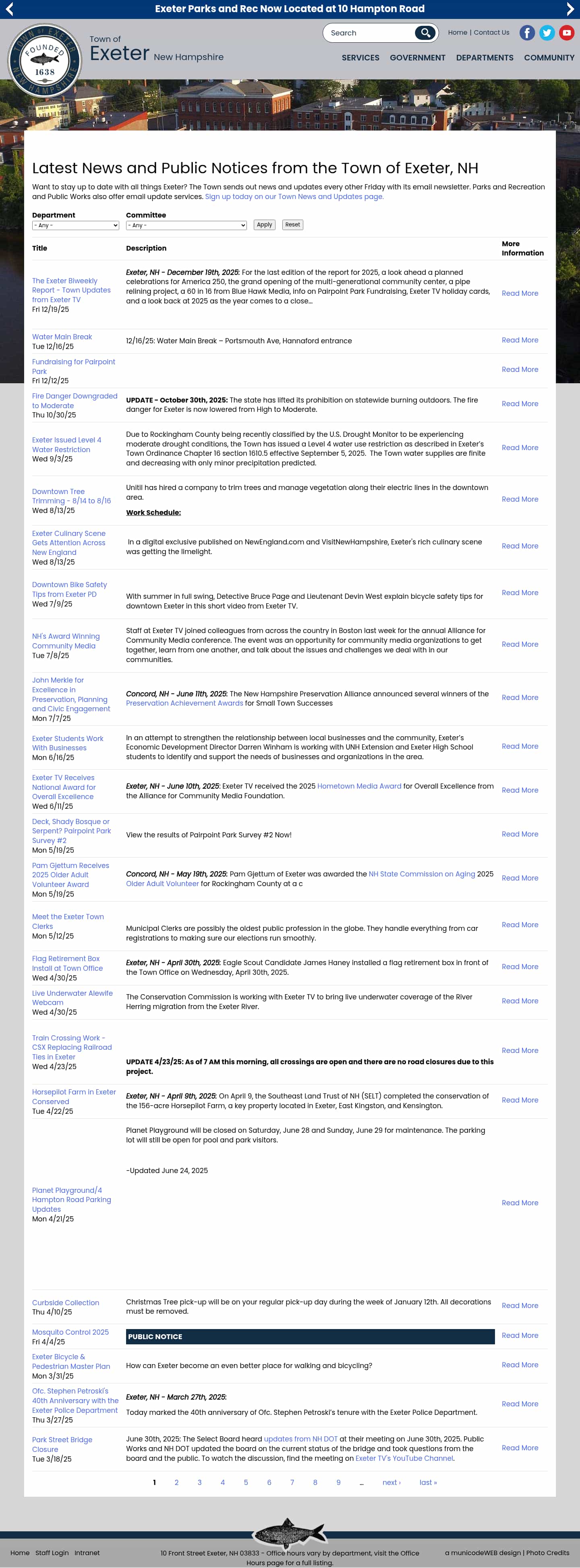 Latest website image capture