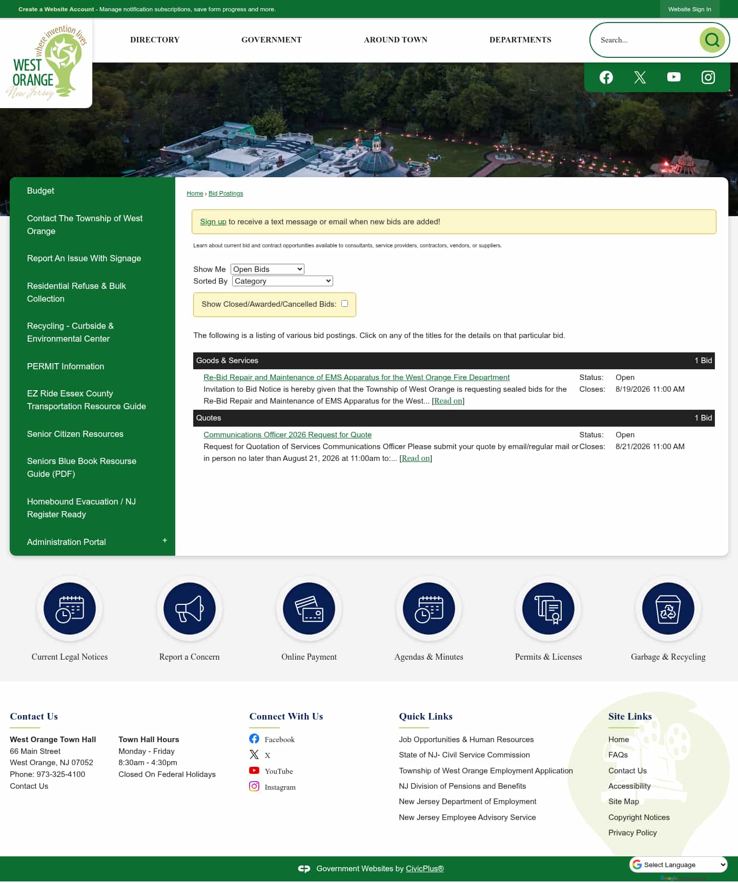 Latest website image capture